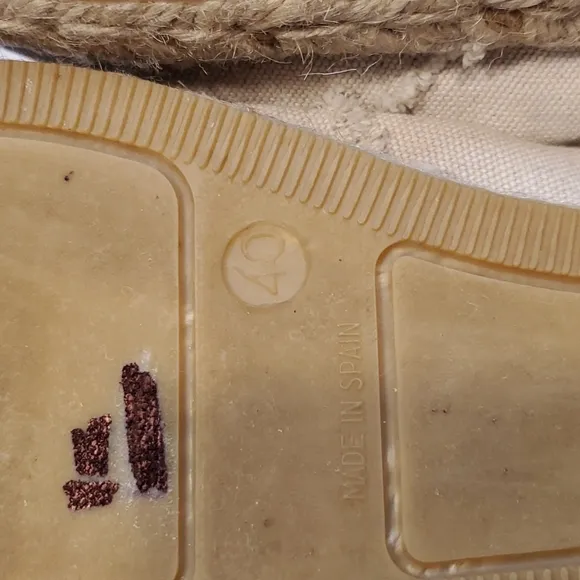 Roberto Festa Peace Sign Espadrilles Size 9.5