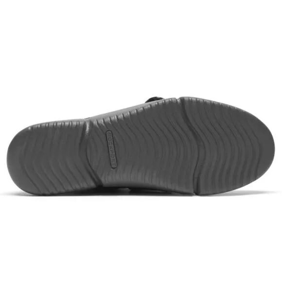 Rockport Women's R-Evolution Washable Quilted Bungee Bootie Black Noir Size 5.5