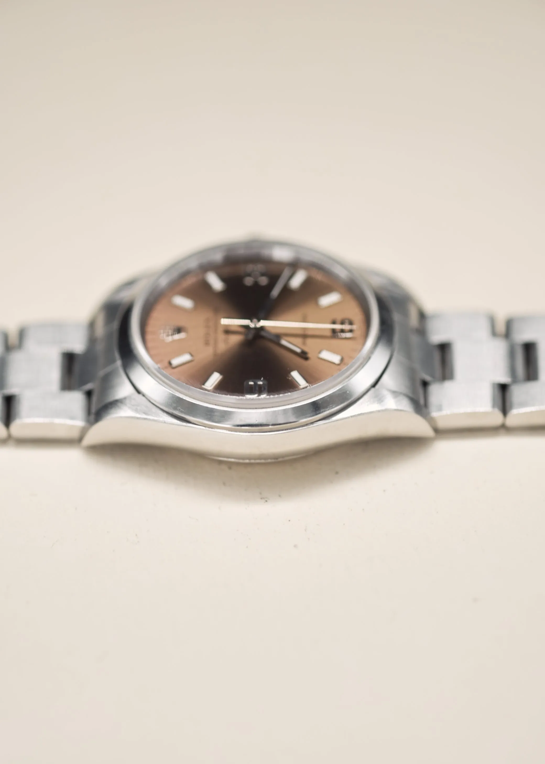 Rolex 14000 Air King Salmon Explorer Dial w/Papers- 1997
