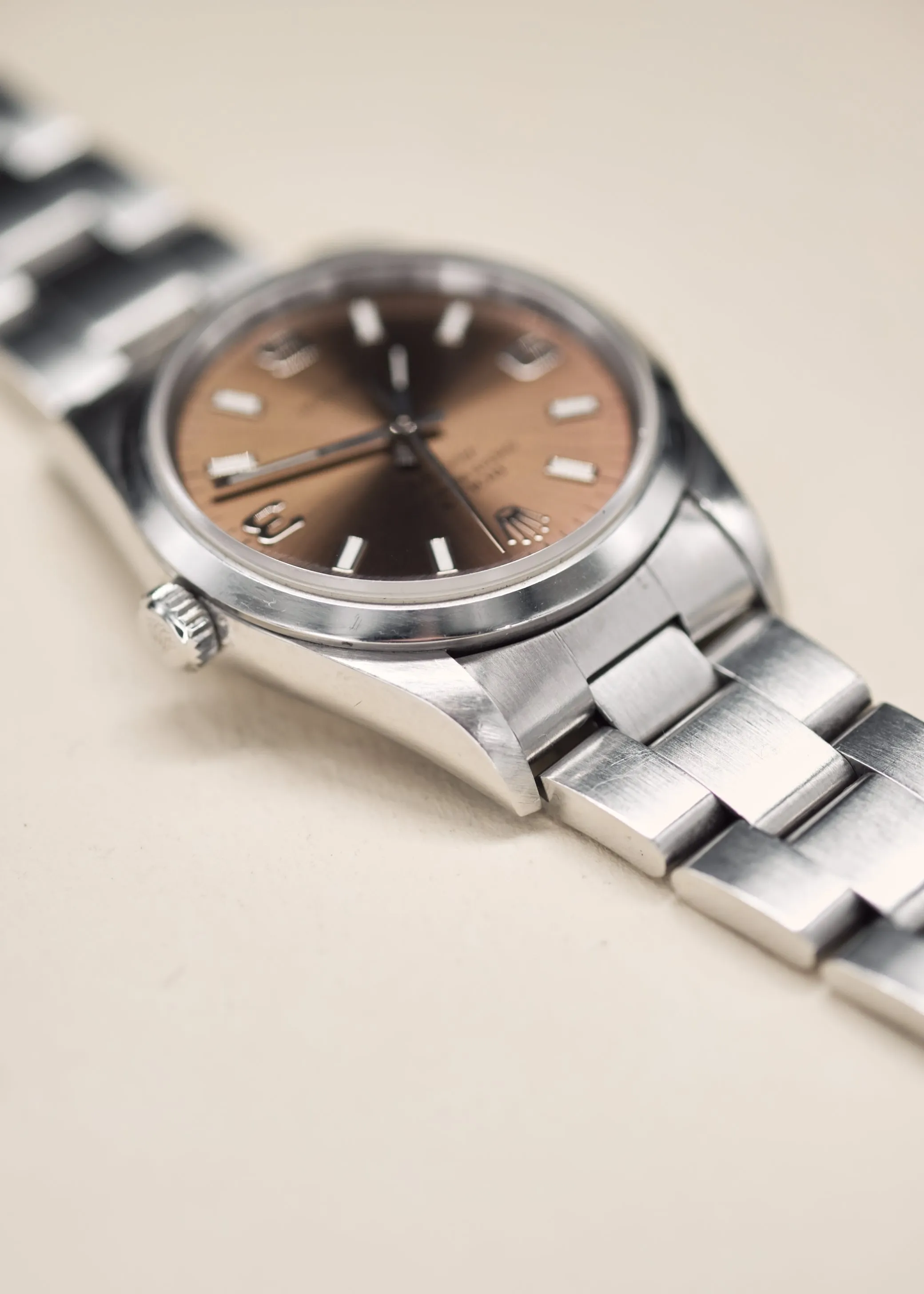 Rolex 14000 Air King Salmon Explorer Dial w/Papers- 1997