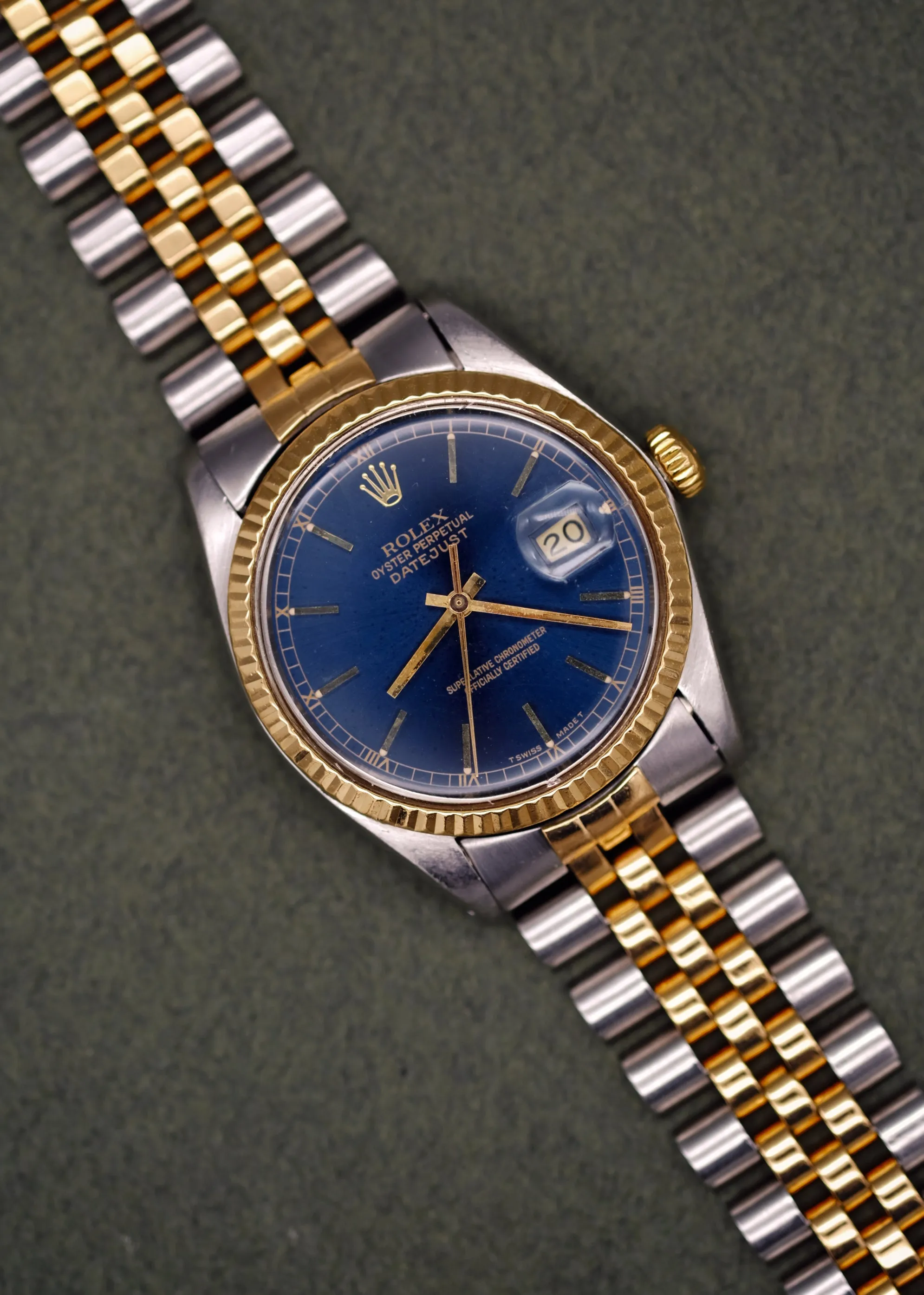 Rolex 16013 Datejust Blue Dial - 1979