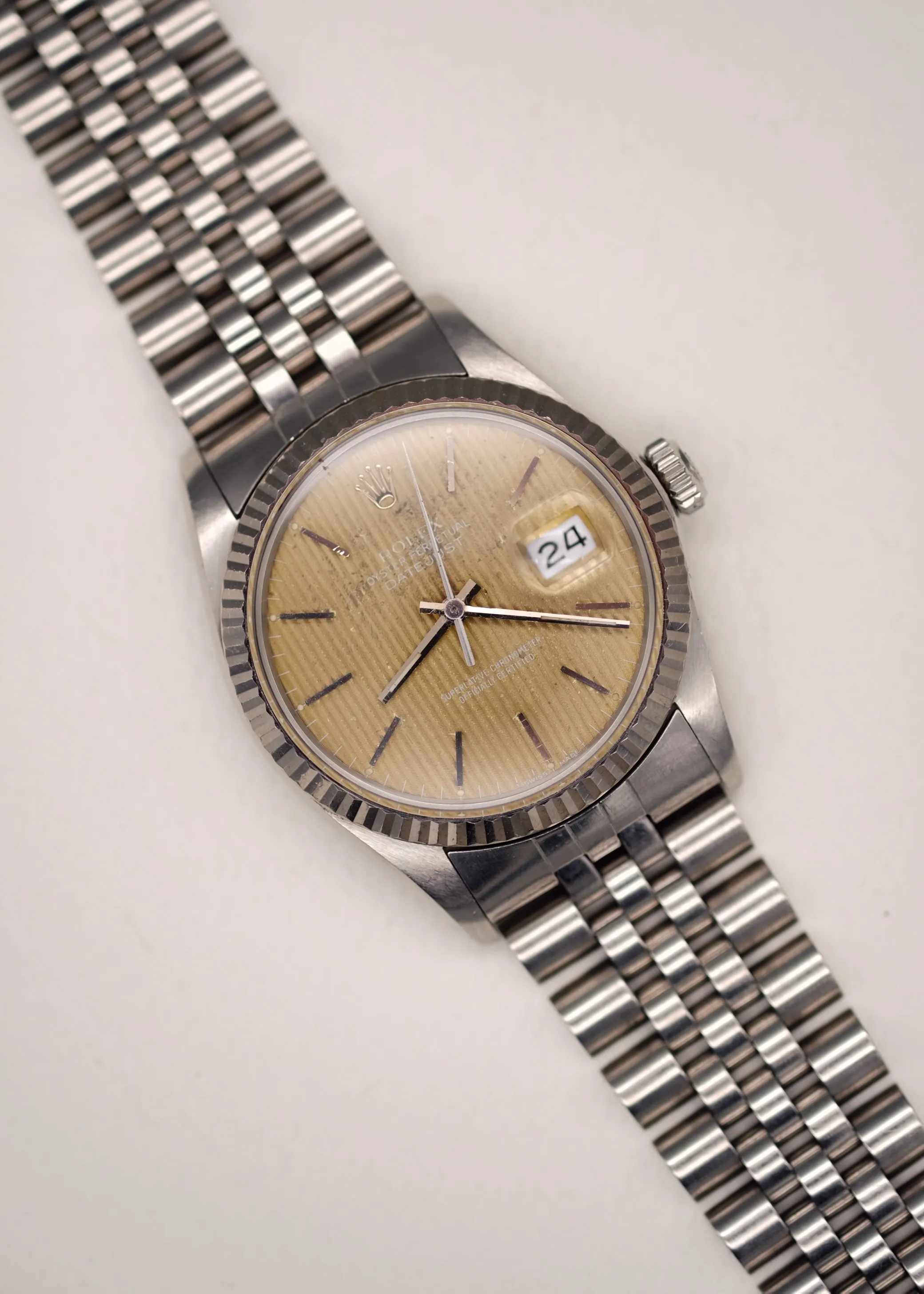 Rolex 16014 Tropical Taupe Tapestry Ghost Dial - 1987