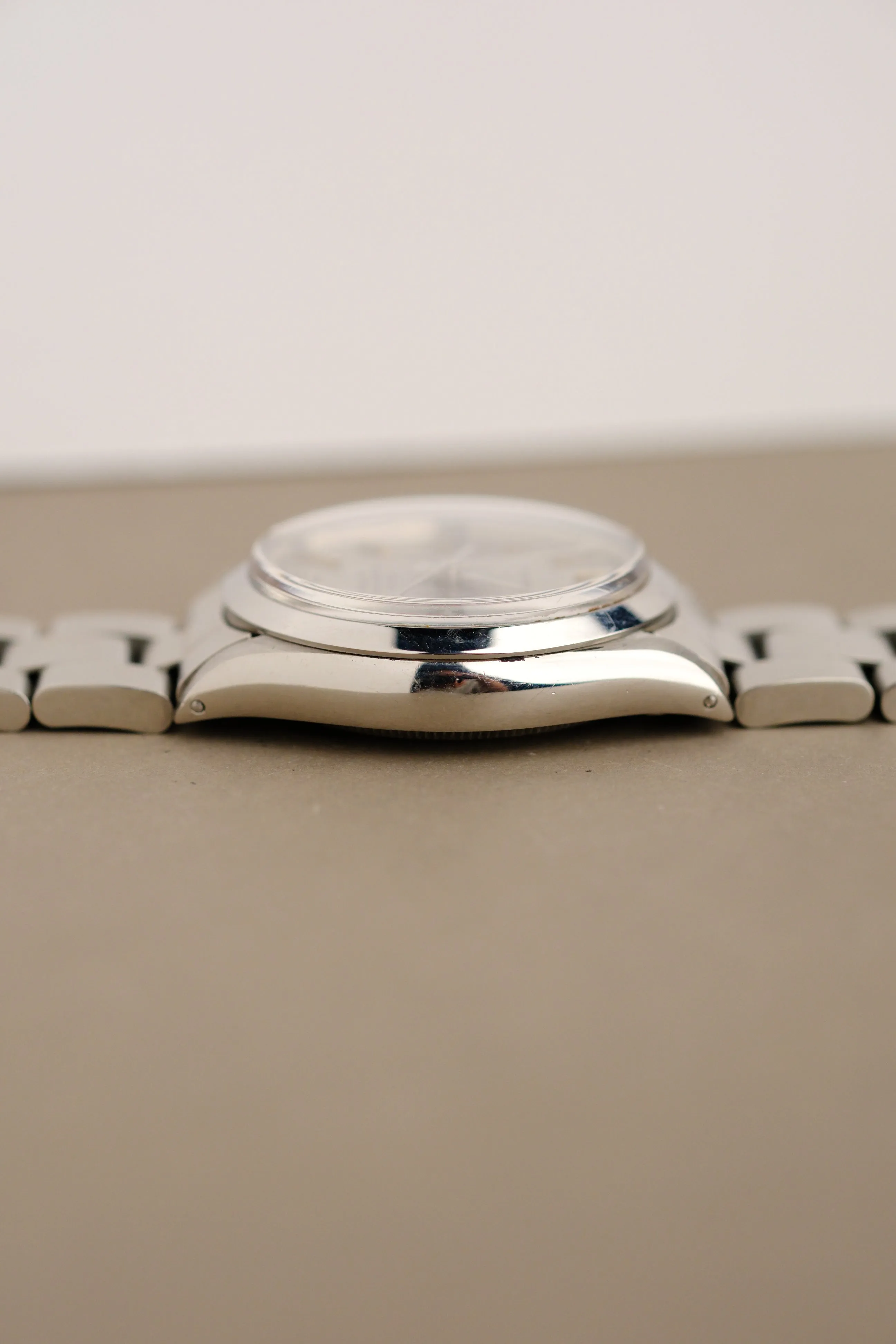 Rolex Air-King 5500 Grey Dial w/ Cream Patina - 1984