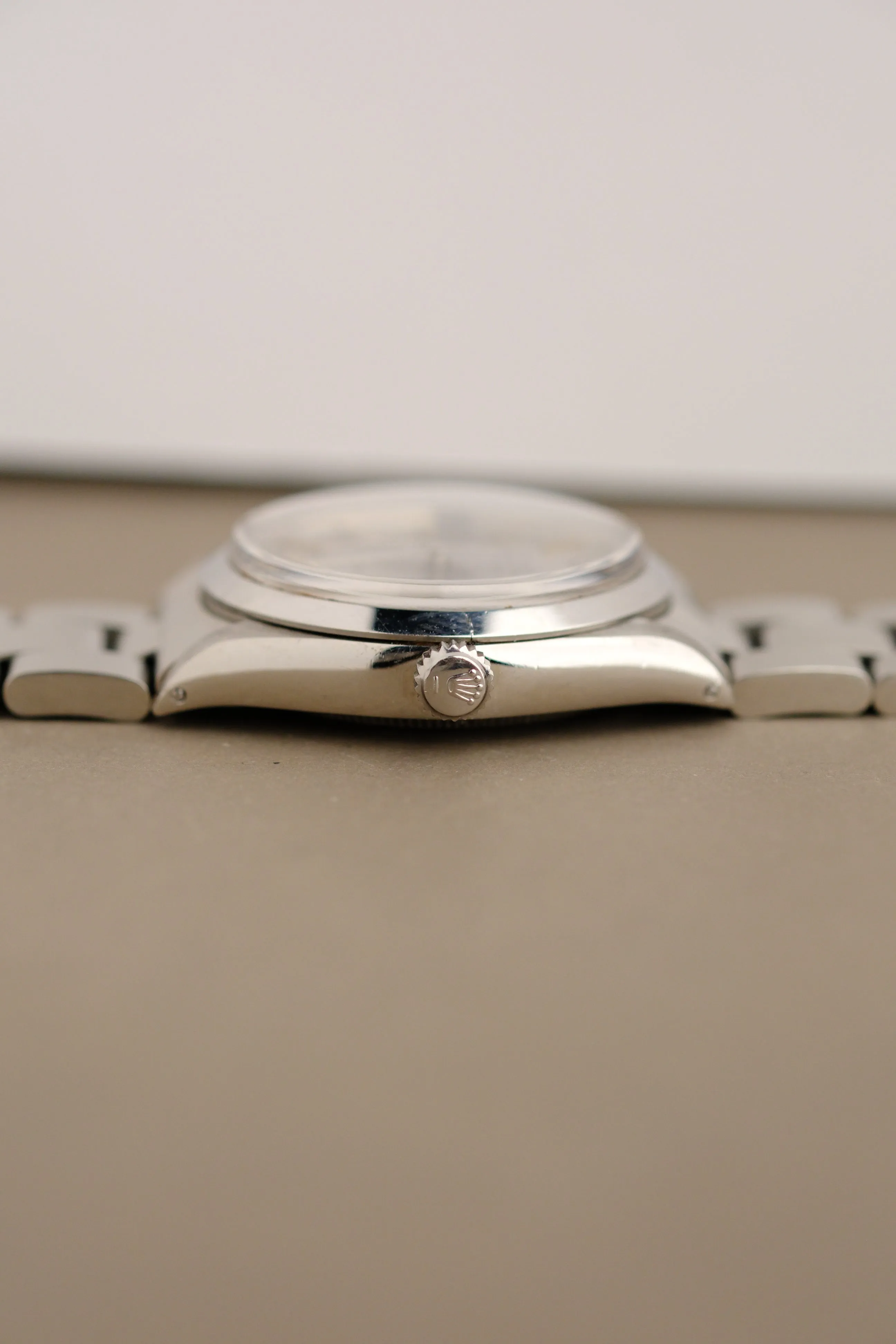 Rolex Air-King 5500 Grey Dial w/ Cream Patina - 1984