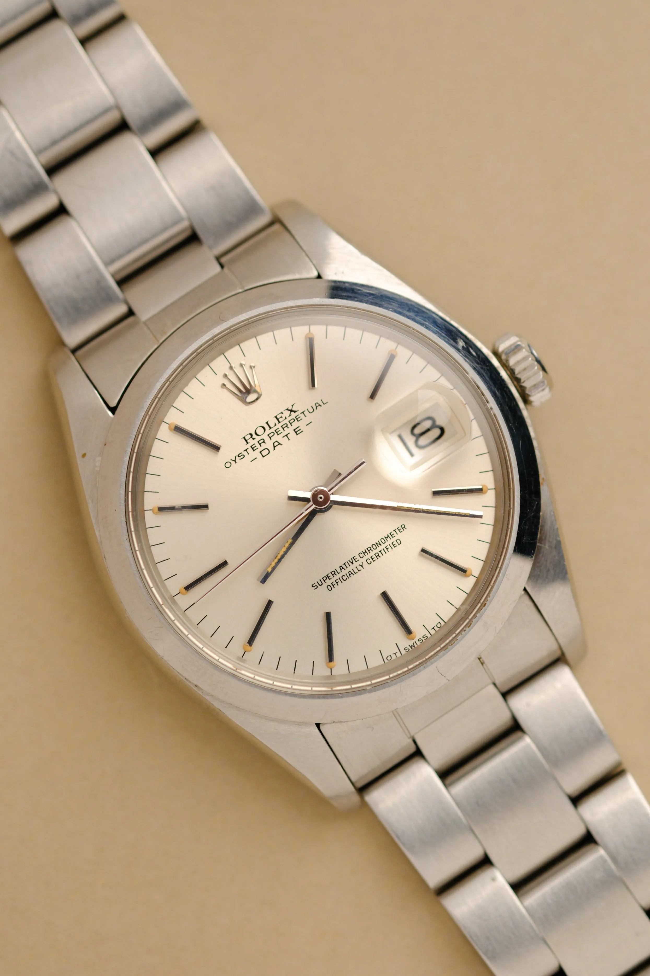 Rolex Date 1500 Sigma Dial w/Orange Patina - 1978