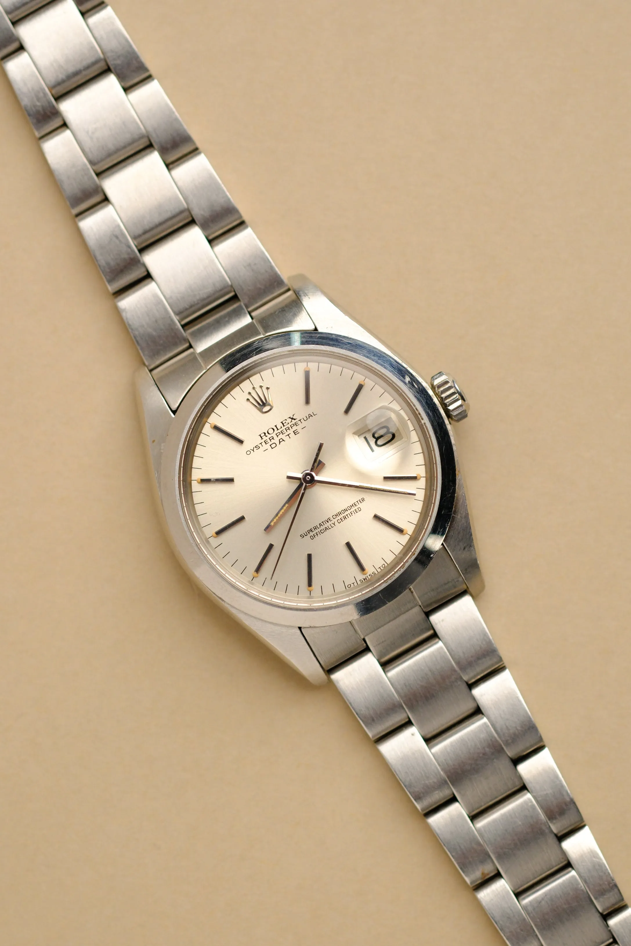 Rolex Date 1500 Sigma Dial w/Orange Patina - 1978