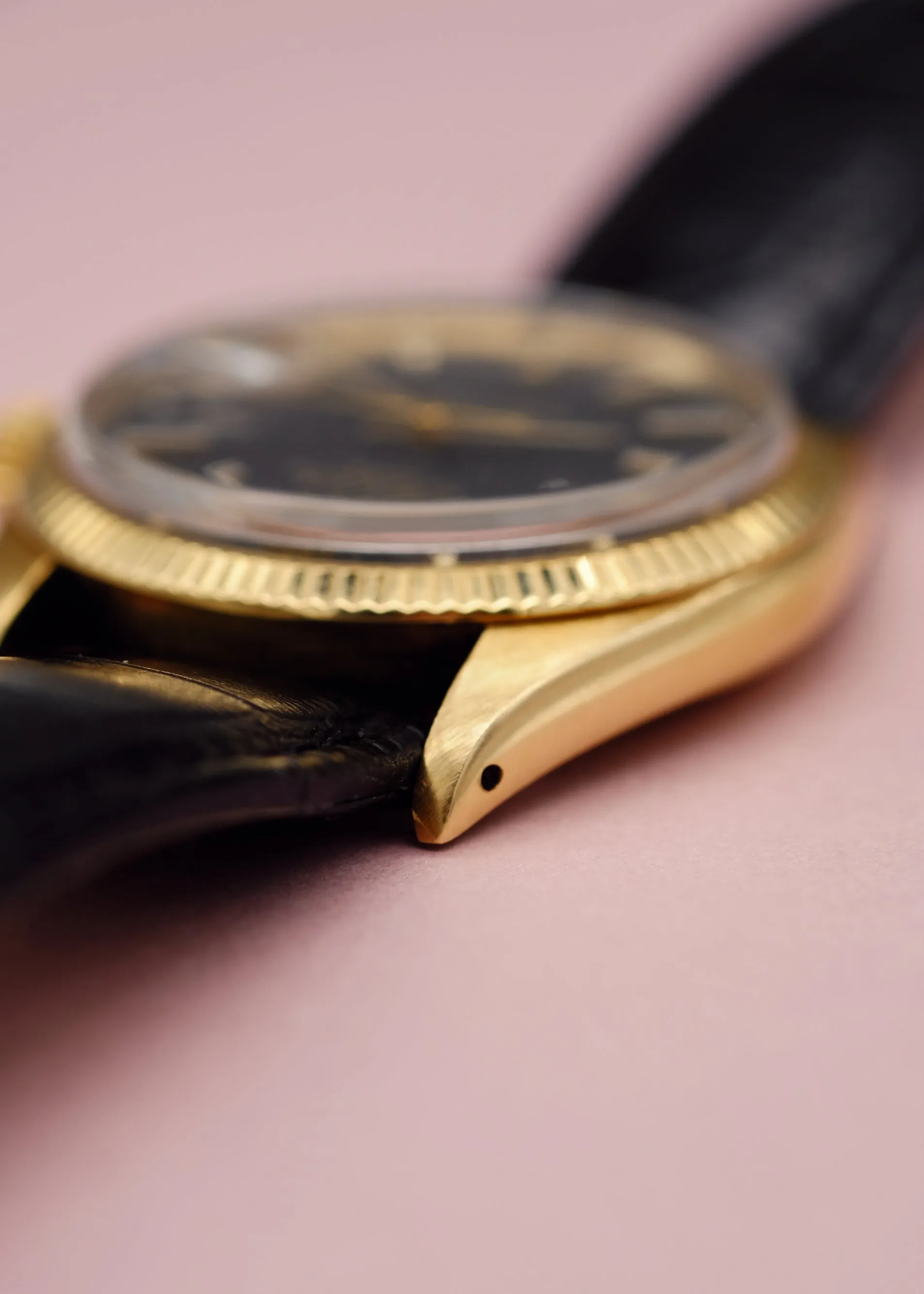 Rolex Date 1503 Matte Black Dial w/Cream Patina- 1972