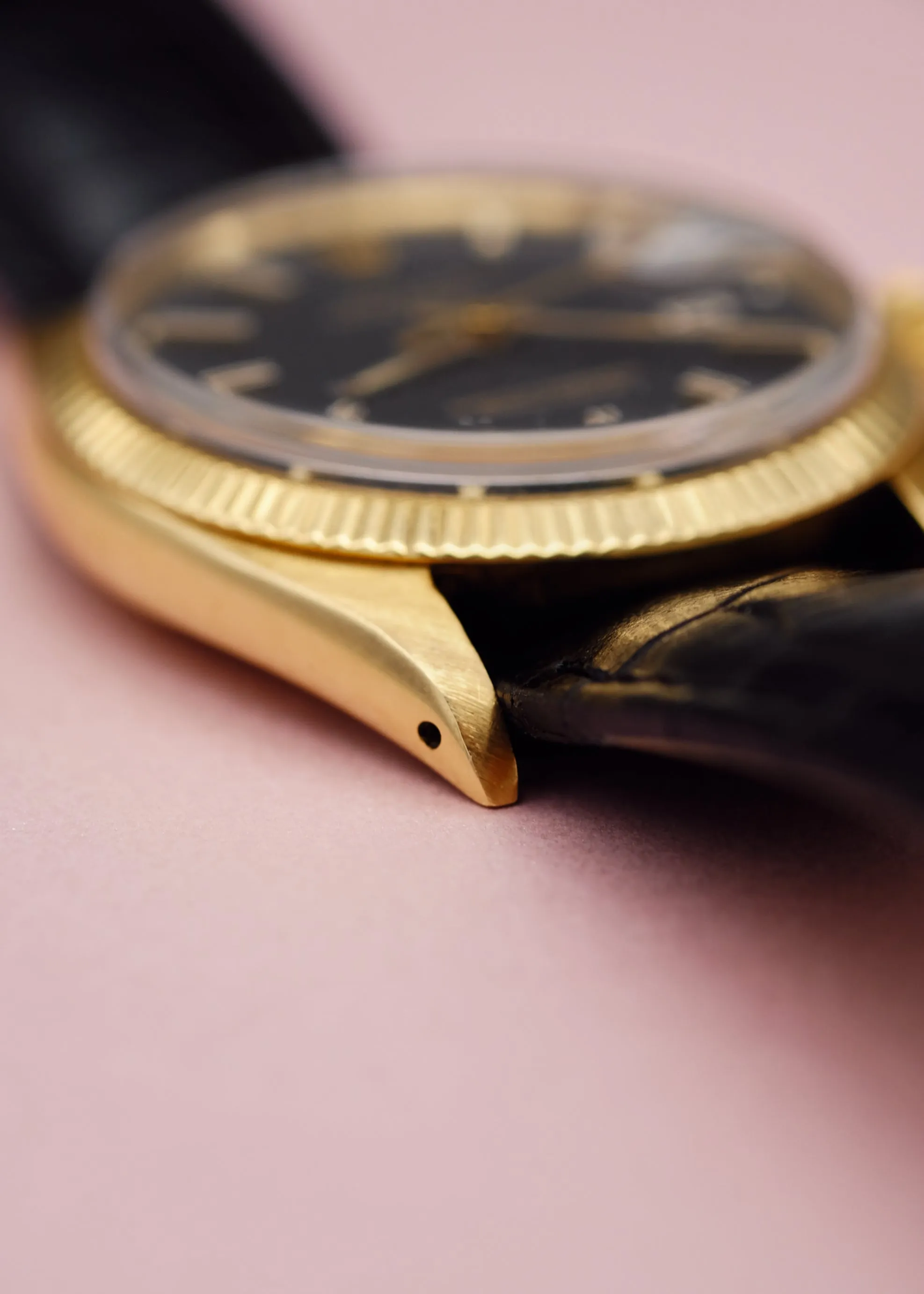 Rolex Date 1503 Matte Black Dial w/Cream Patina- 1972
