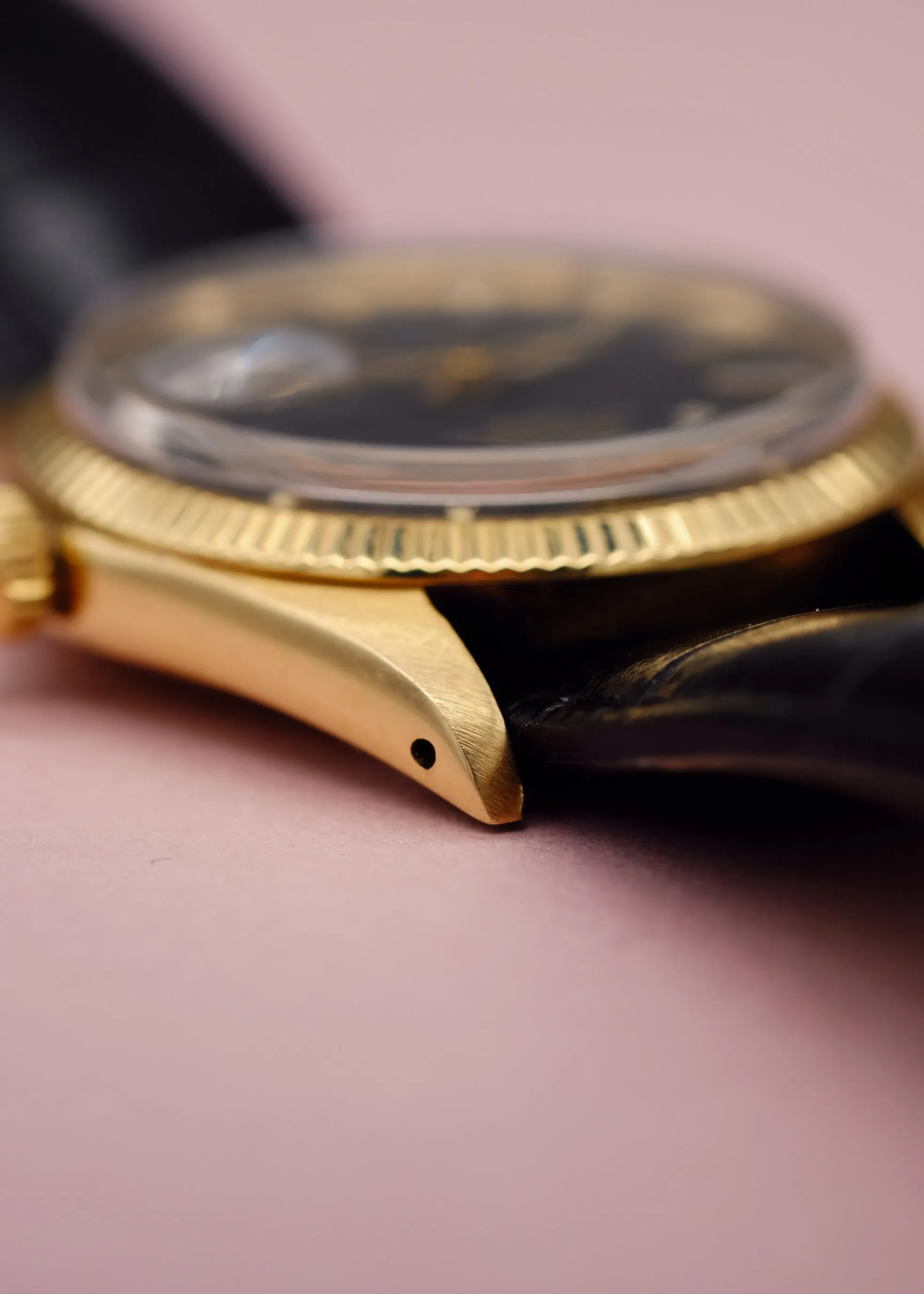Rolex Date 1503 Matte Black Dial w/Cream Patina- 1972