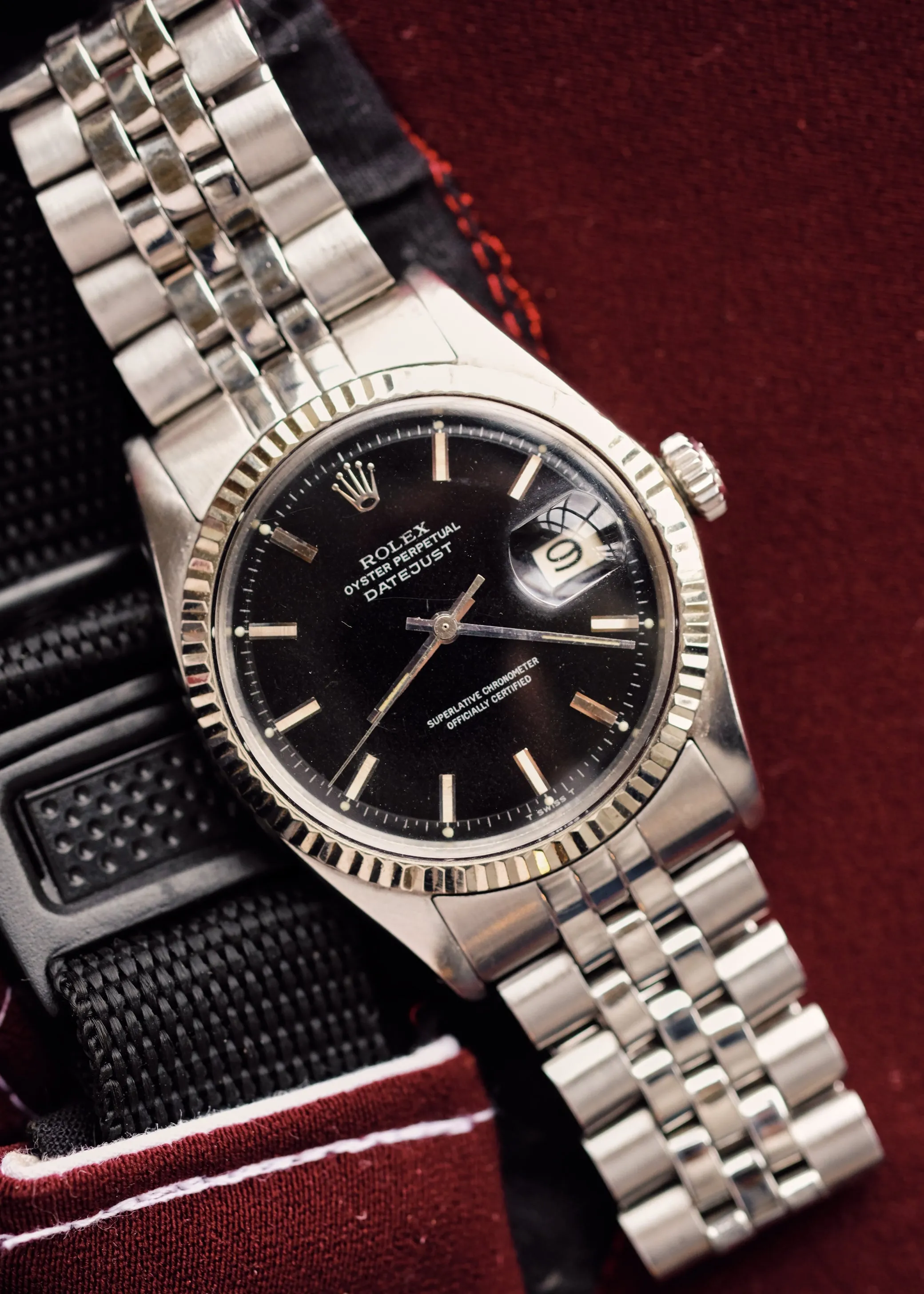Rolex Datejust 1601 Black Matte Dial - 1969