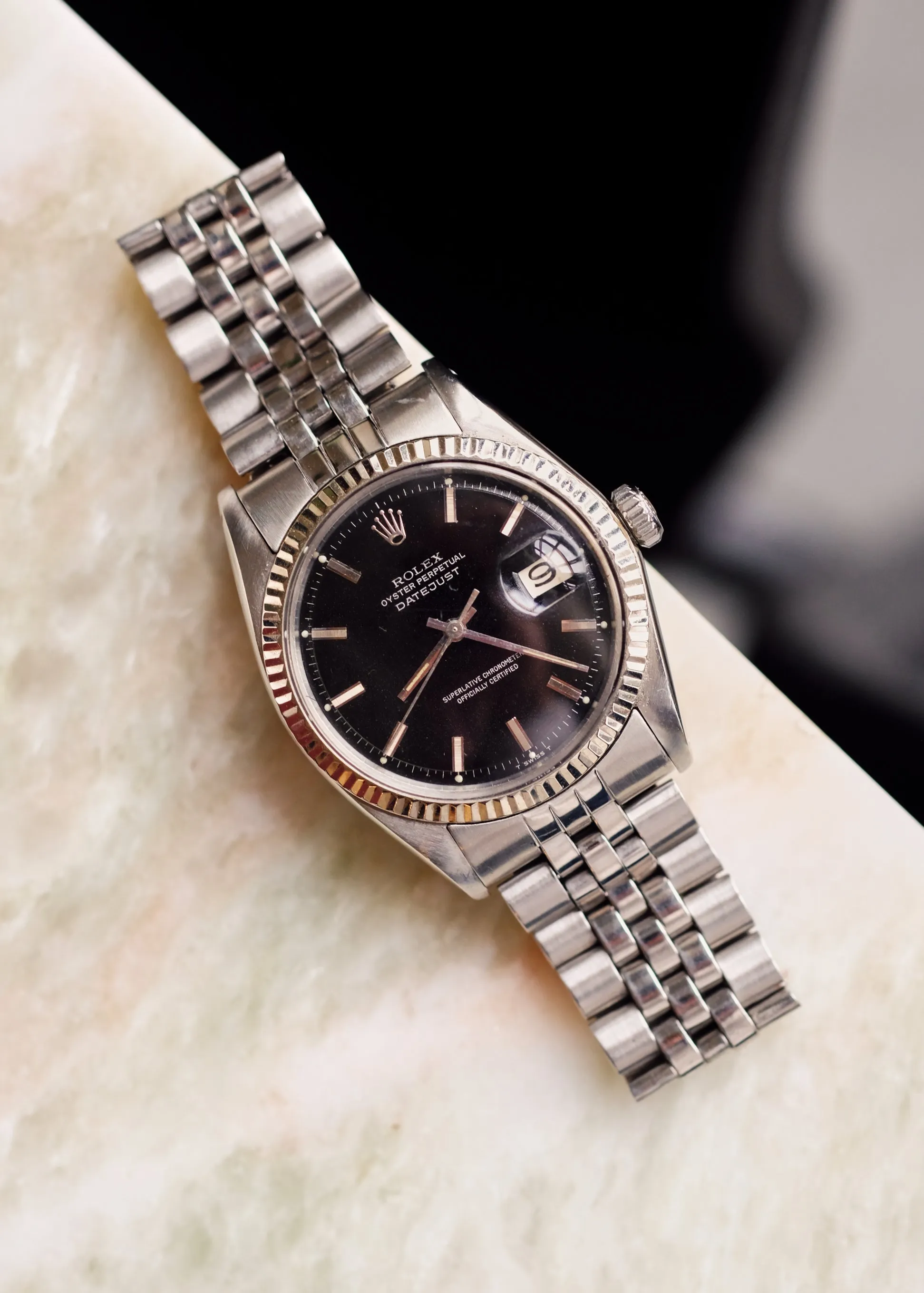 Rolex Datejust 1601 Black Matte Dial - 1969
