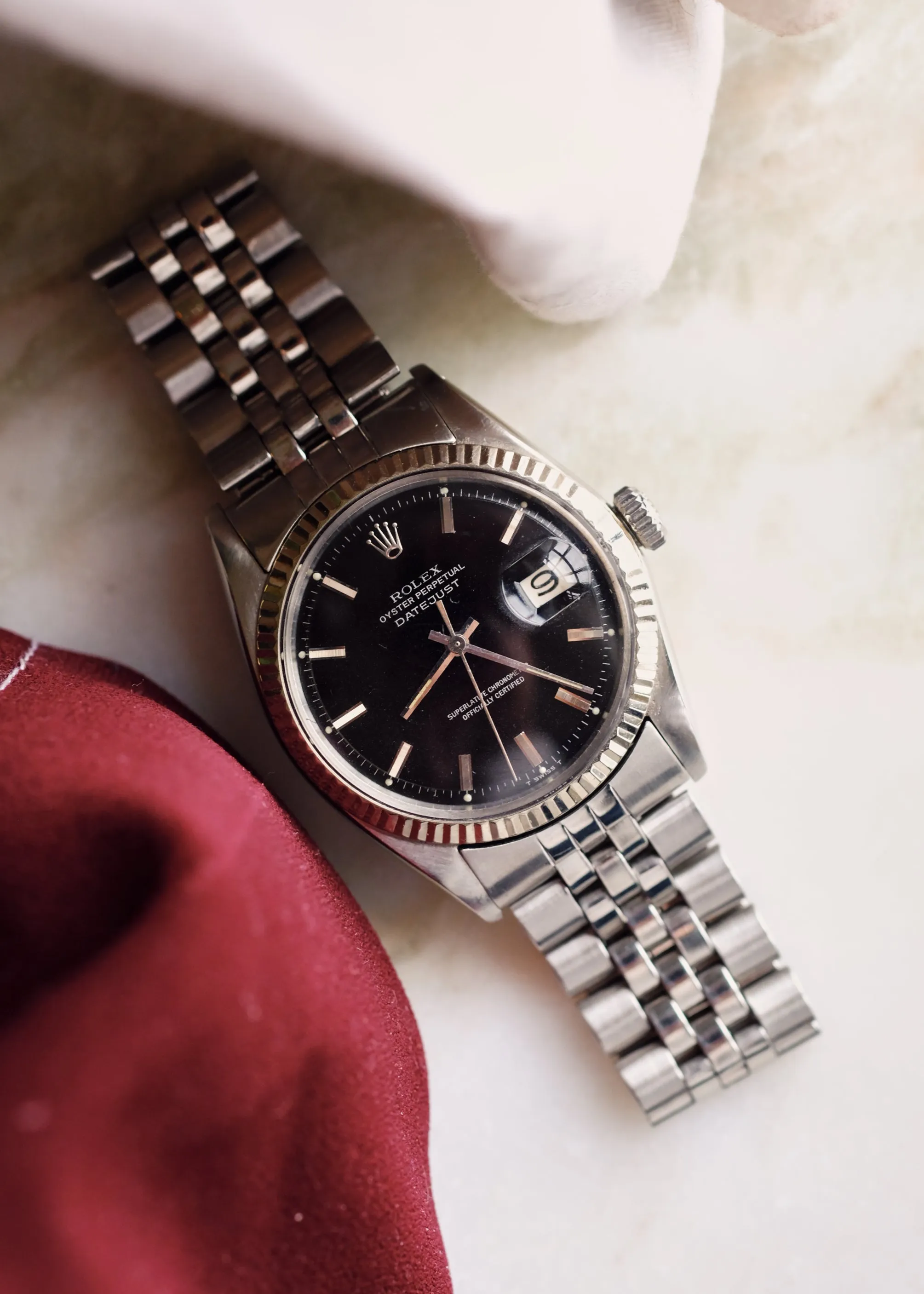 Rolex Datejust 1601 Black Matte Dial - 1969