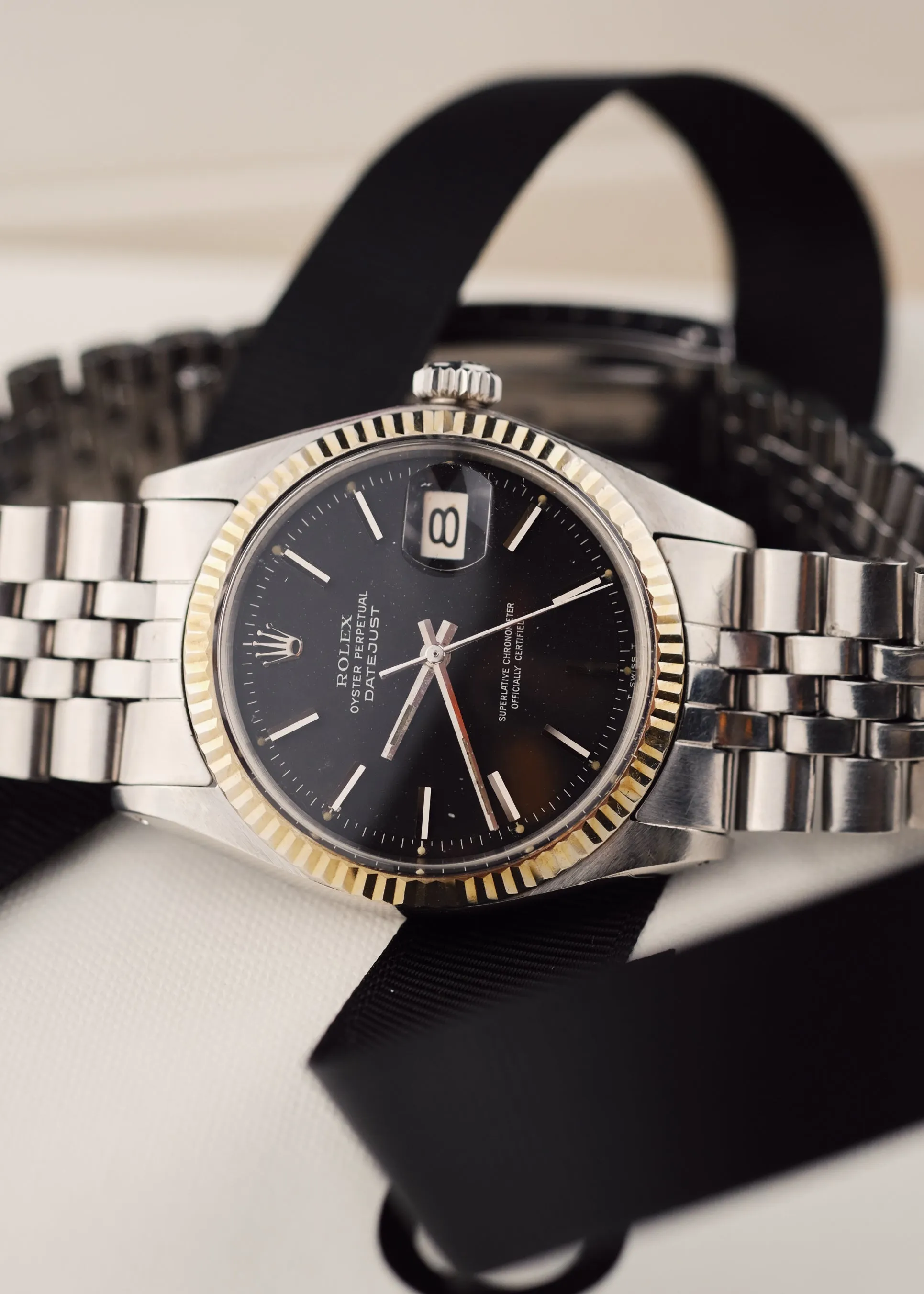 Rolex Datejust 1601 Black Matte Dial - 1972