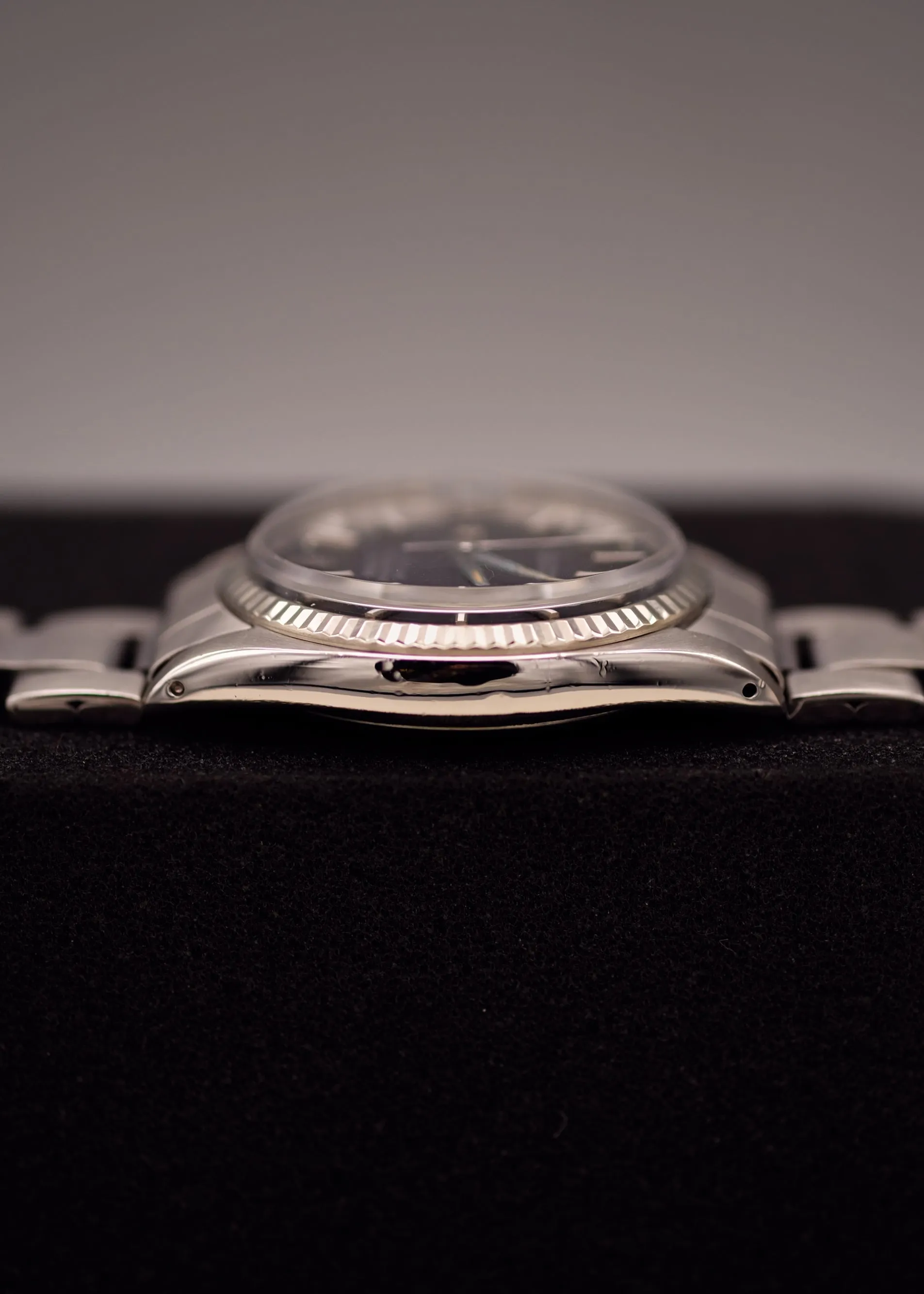 Rolex Datejust 1601 Black Matte Dial on Oyster Bracelet - 1973