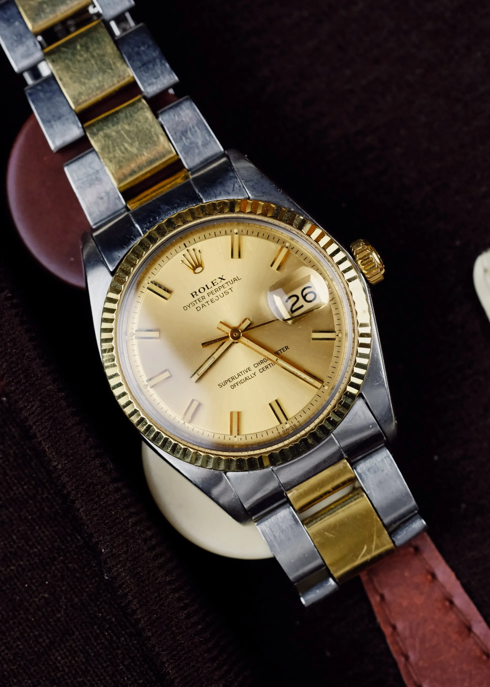 Rolex Datejust 1601 Champagne 'Wide Boy' Dial - 1972