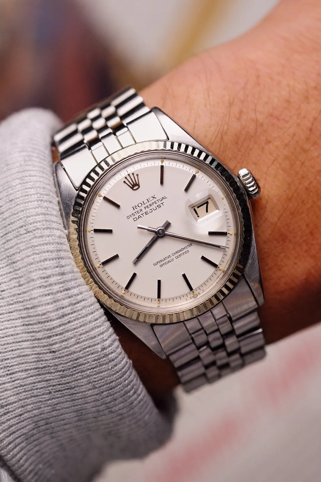 Rolex Datejust 1601 Flat White Dial - 1970