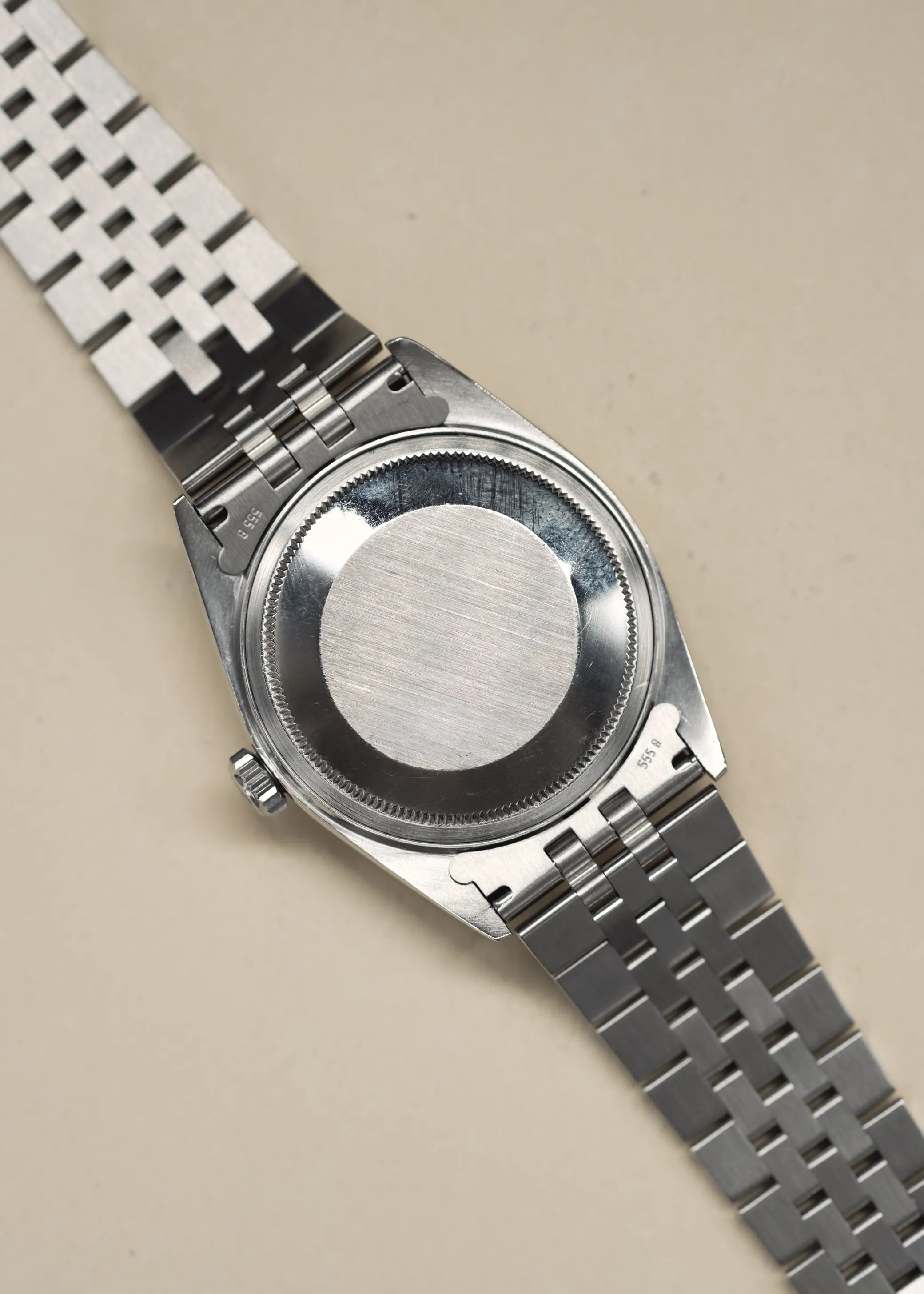 Rolex Datejust 1601 Grey Linen Sigma Door Stop Dial - 1973 w/Service Card