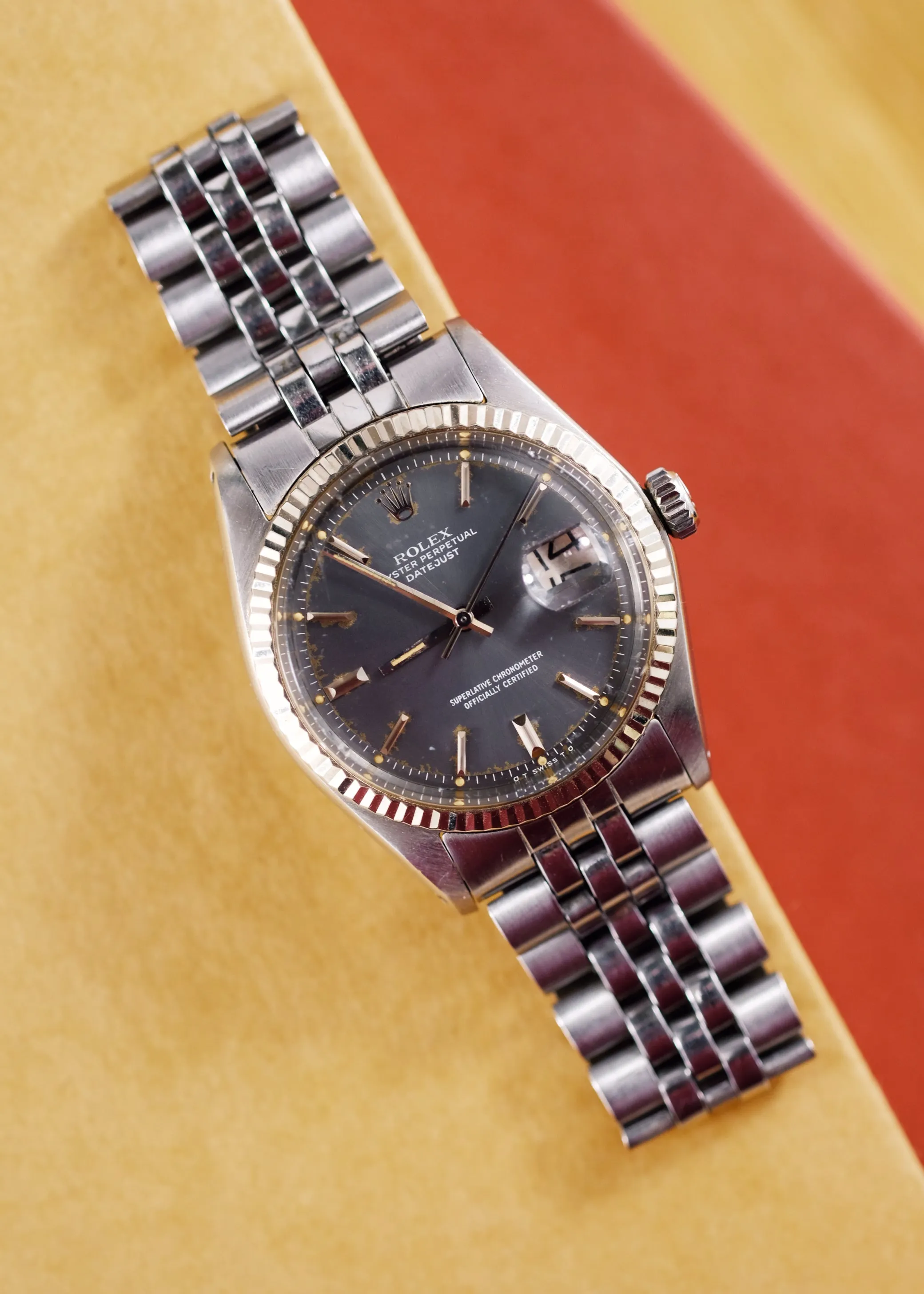 Rolex Datejust 1601 Grey Sigma Patina Dial - 1976