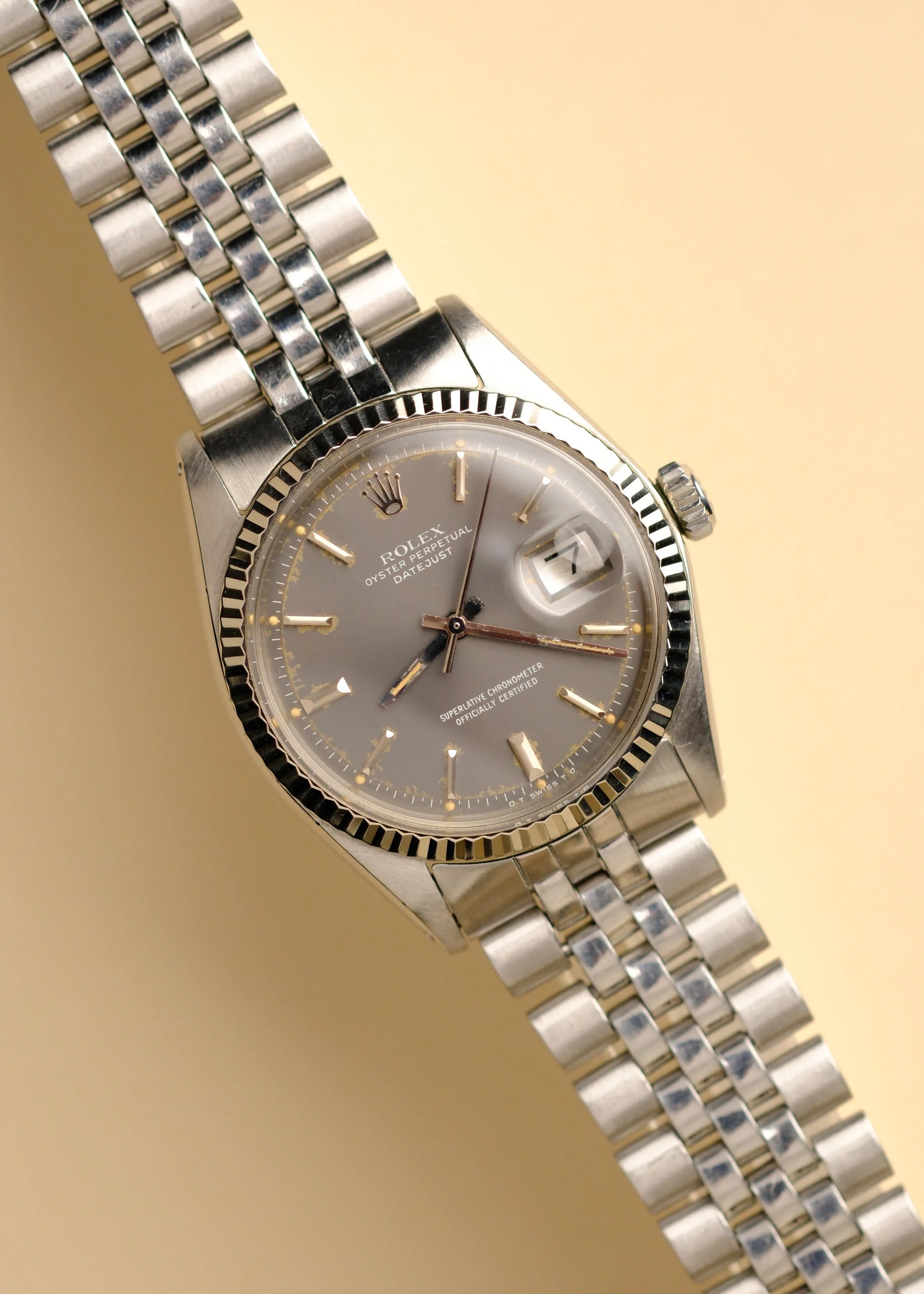 Rolex Datejust 1601 Grey Sigma Patina Dial - 1976