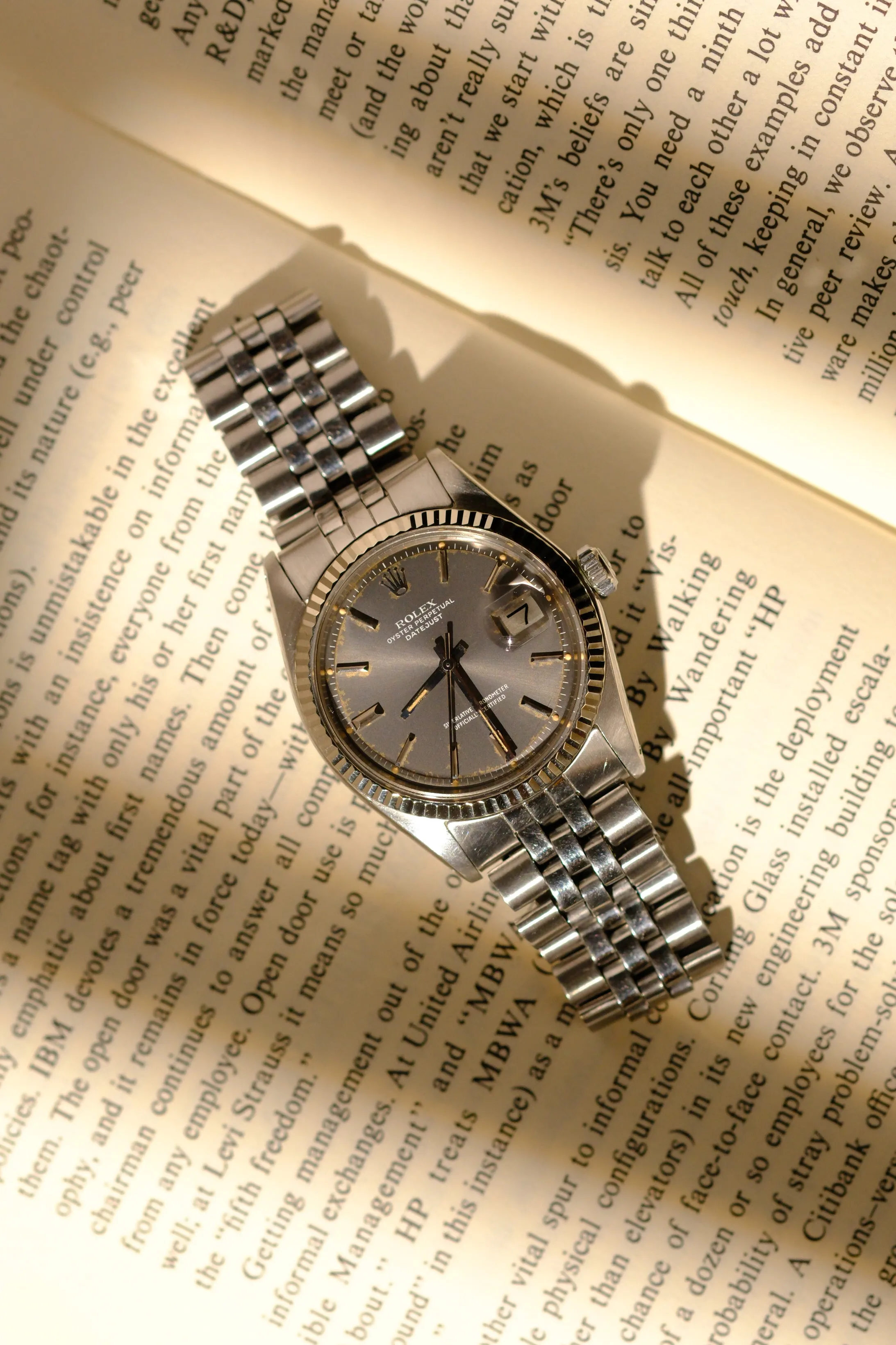 Rolex Datejust 1601 Grey Sigma Patina Dial - 1976