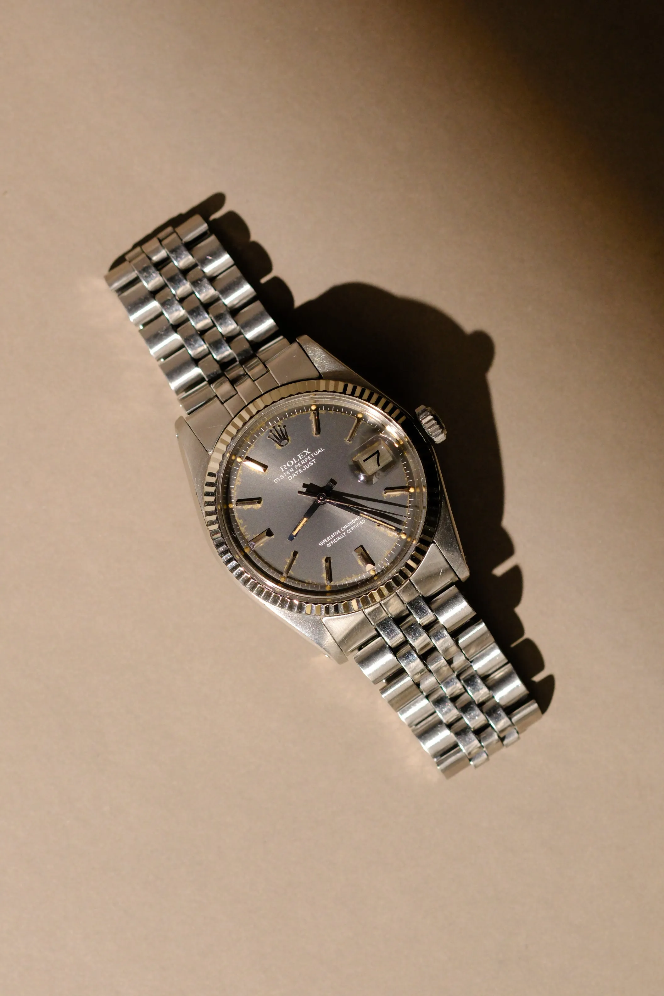 Rolex Datejust 1601 Grey Sigma Patina Dial - 1976