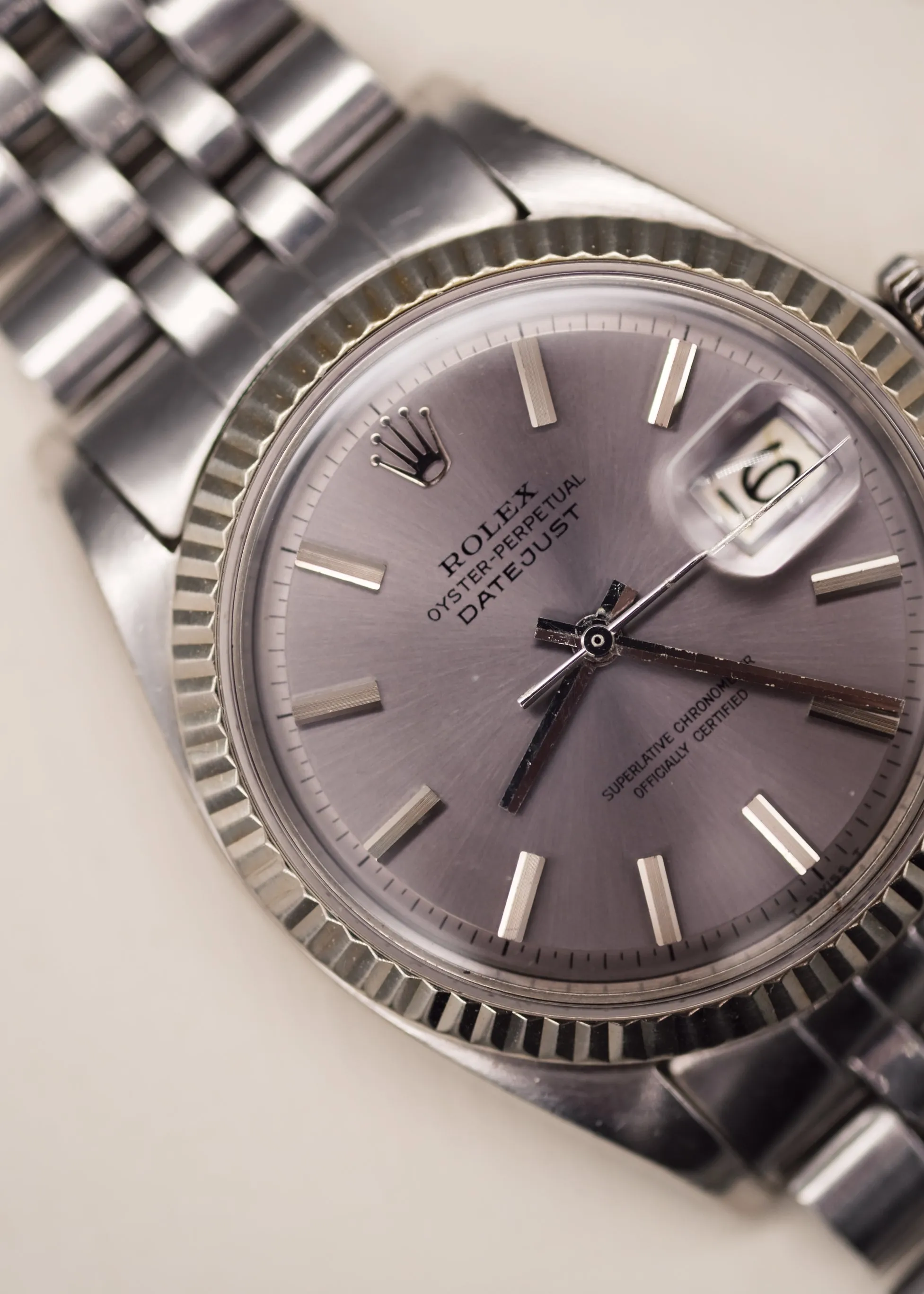 Rolex Datejust 1601 Lavender Dial - 1968