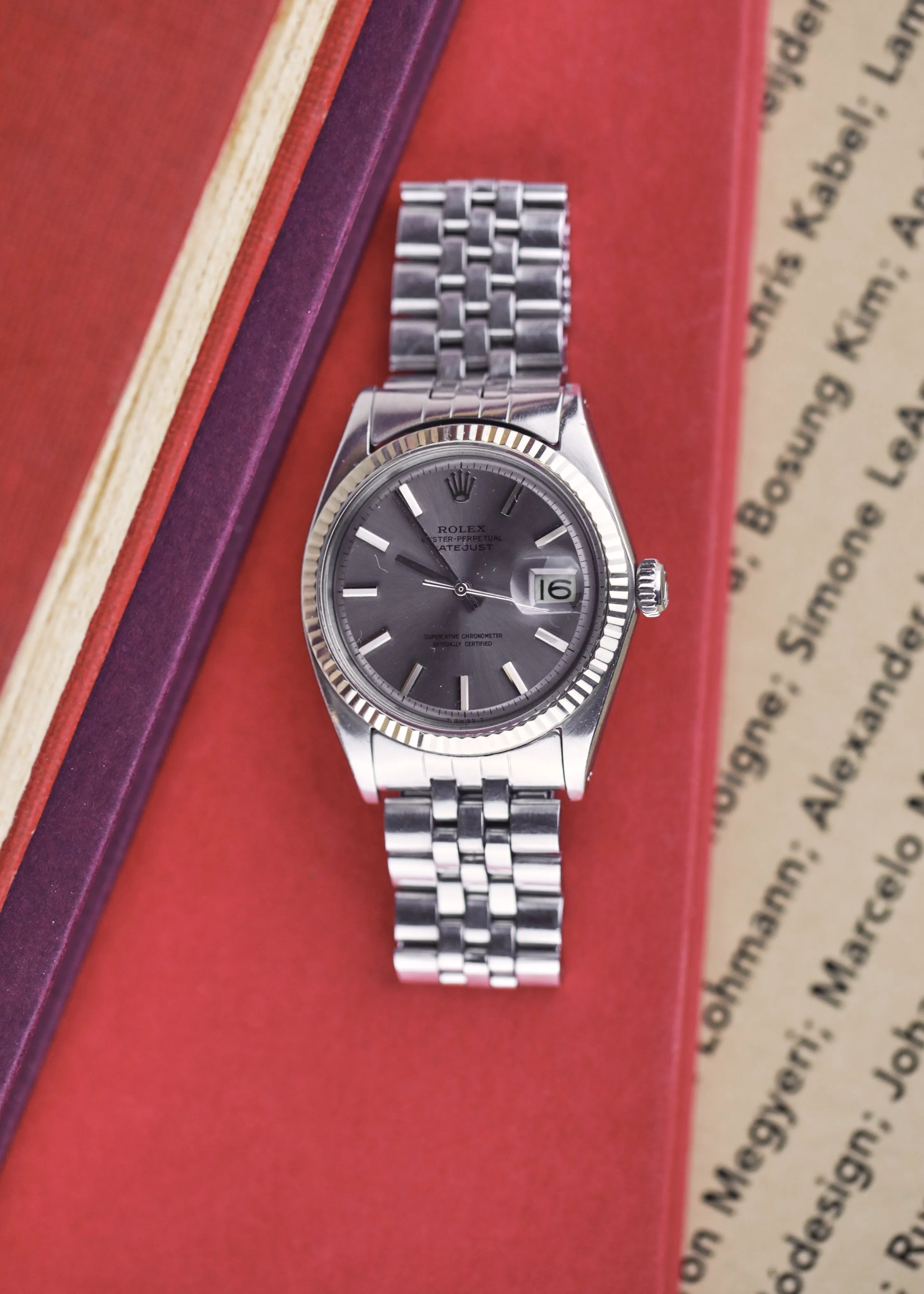 Rolex Datejust 1601 Lavender Dial - 1968