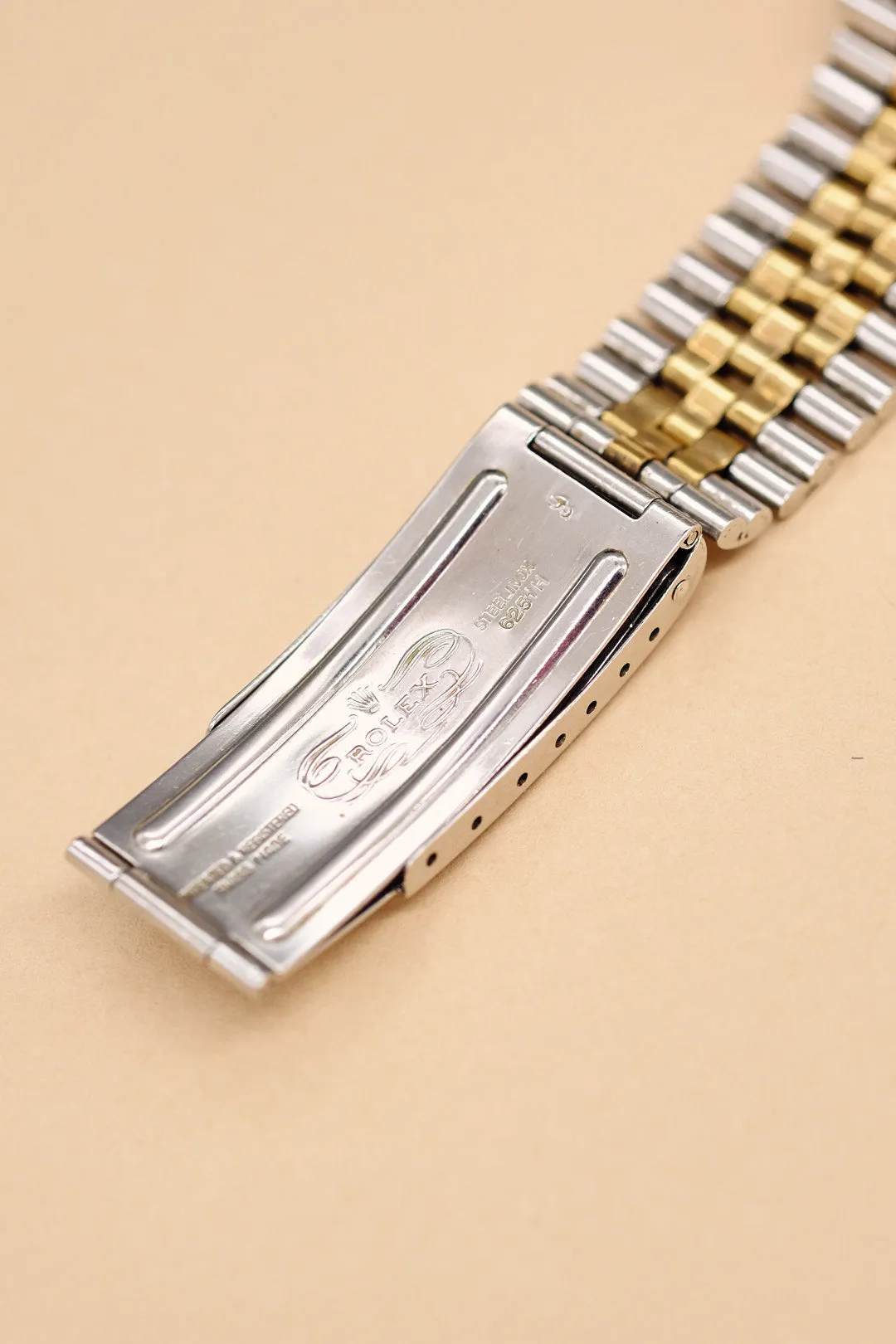 Rolex Datejust 1601 Silver Door Stop Marker Dial - 1963