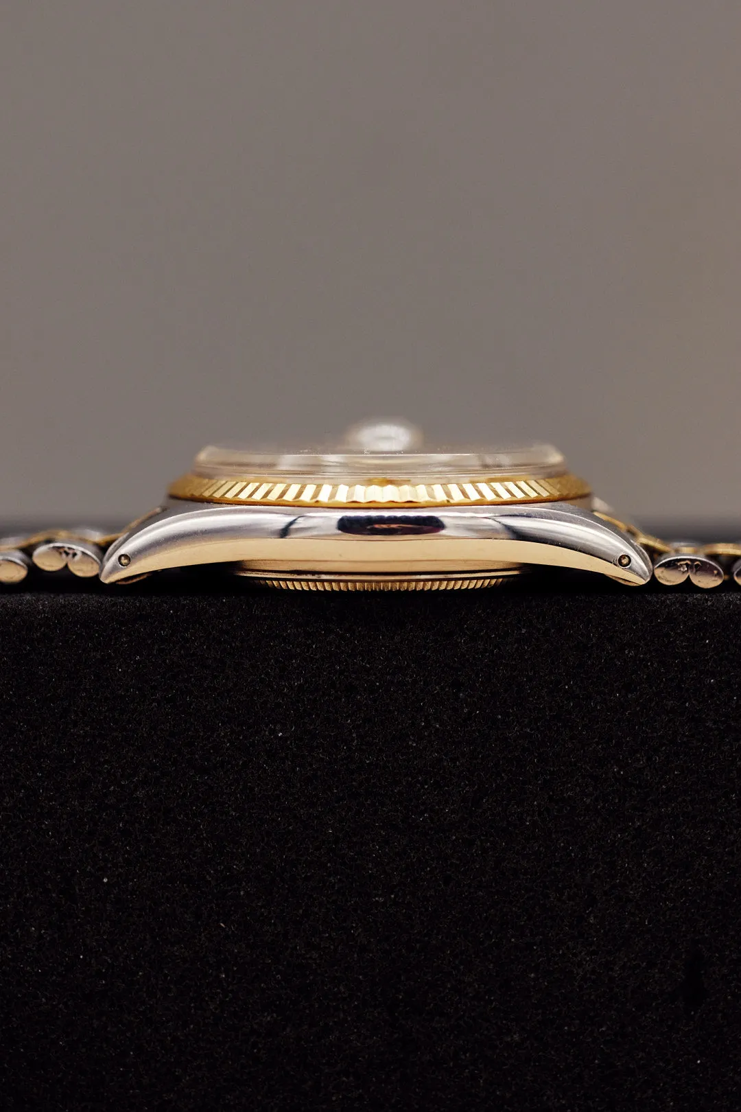 Rolex Datejust 1601 Silver Door Stop Marker Dial - 1963