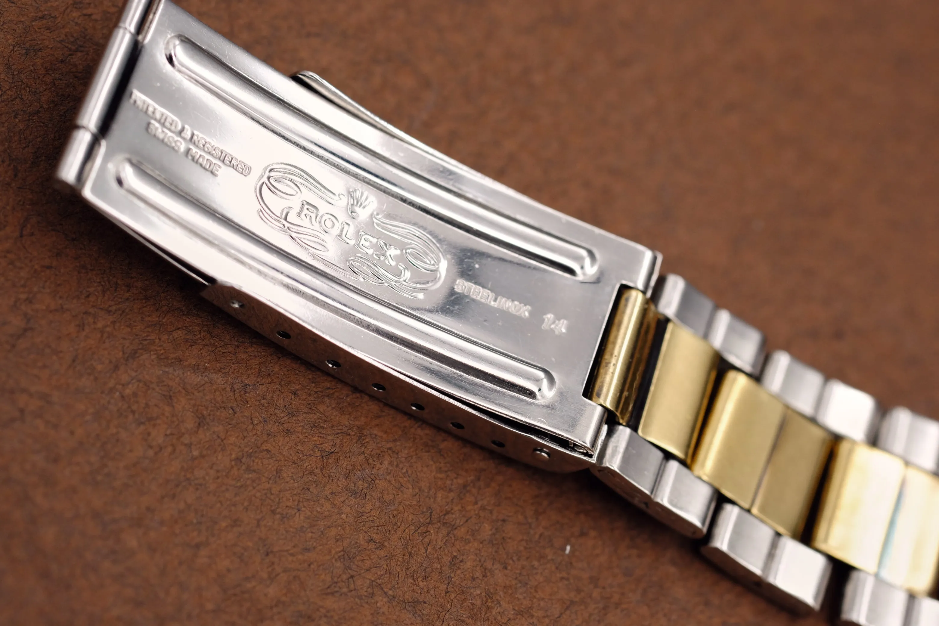 Rolex Datejust 1601 Two Tone Silver Dial Box & Papers - 1974