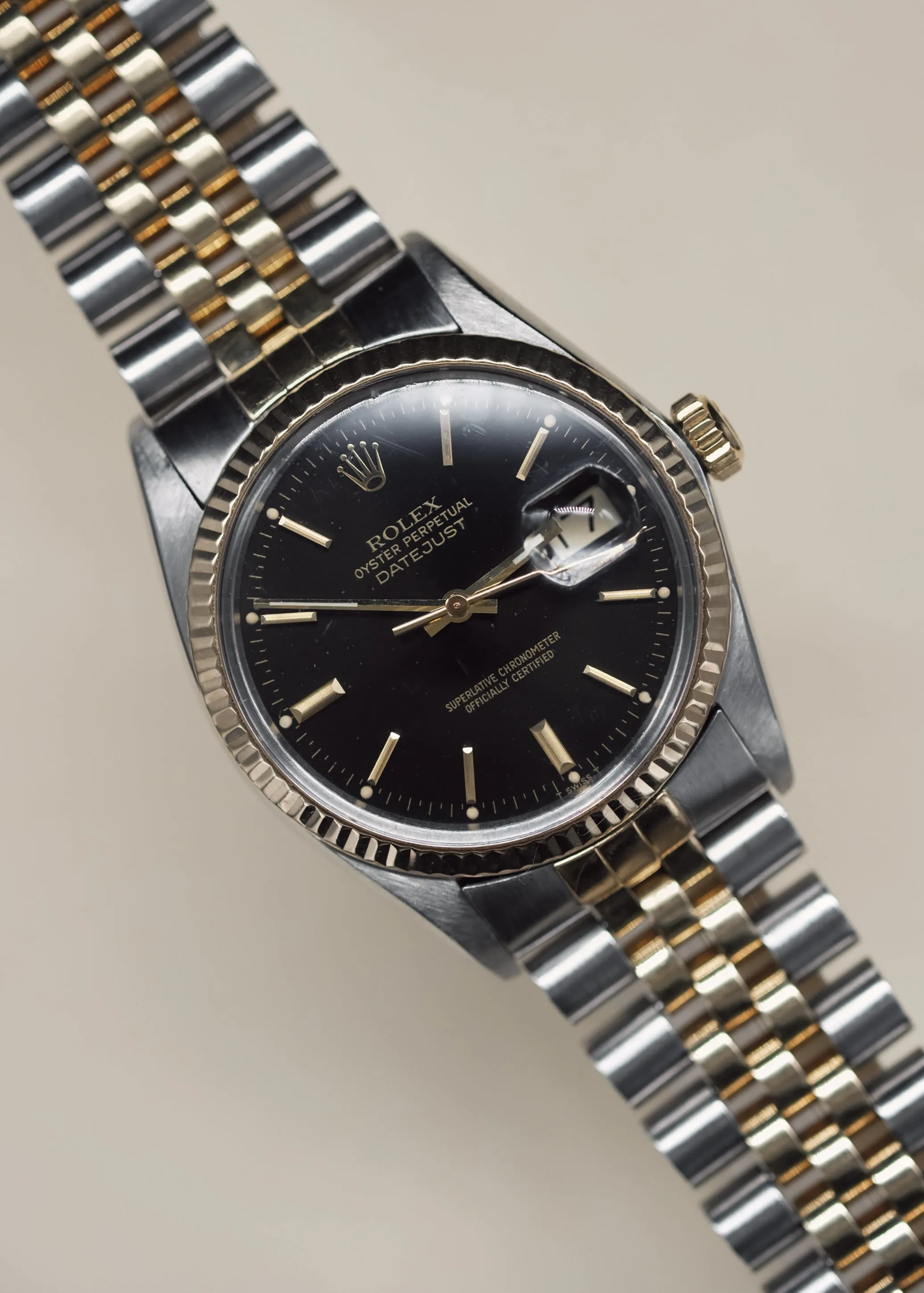 Rolex Datejust 16013 Brown Door Stop Dial - 1980