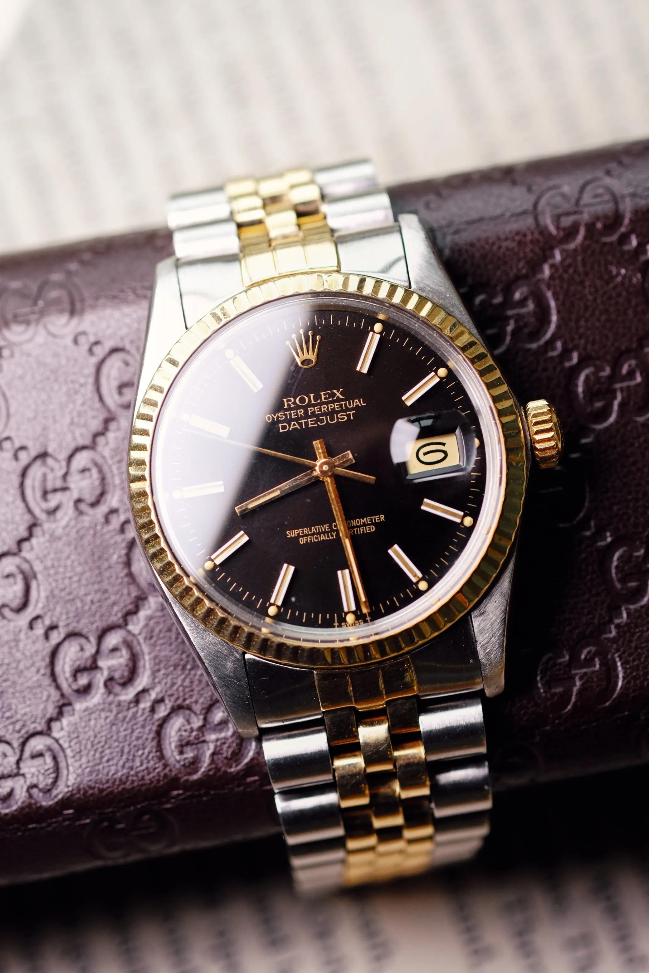 Rolex Datejust 16013 Chocolate Brown Dial - 1981