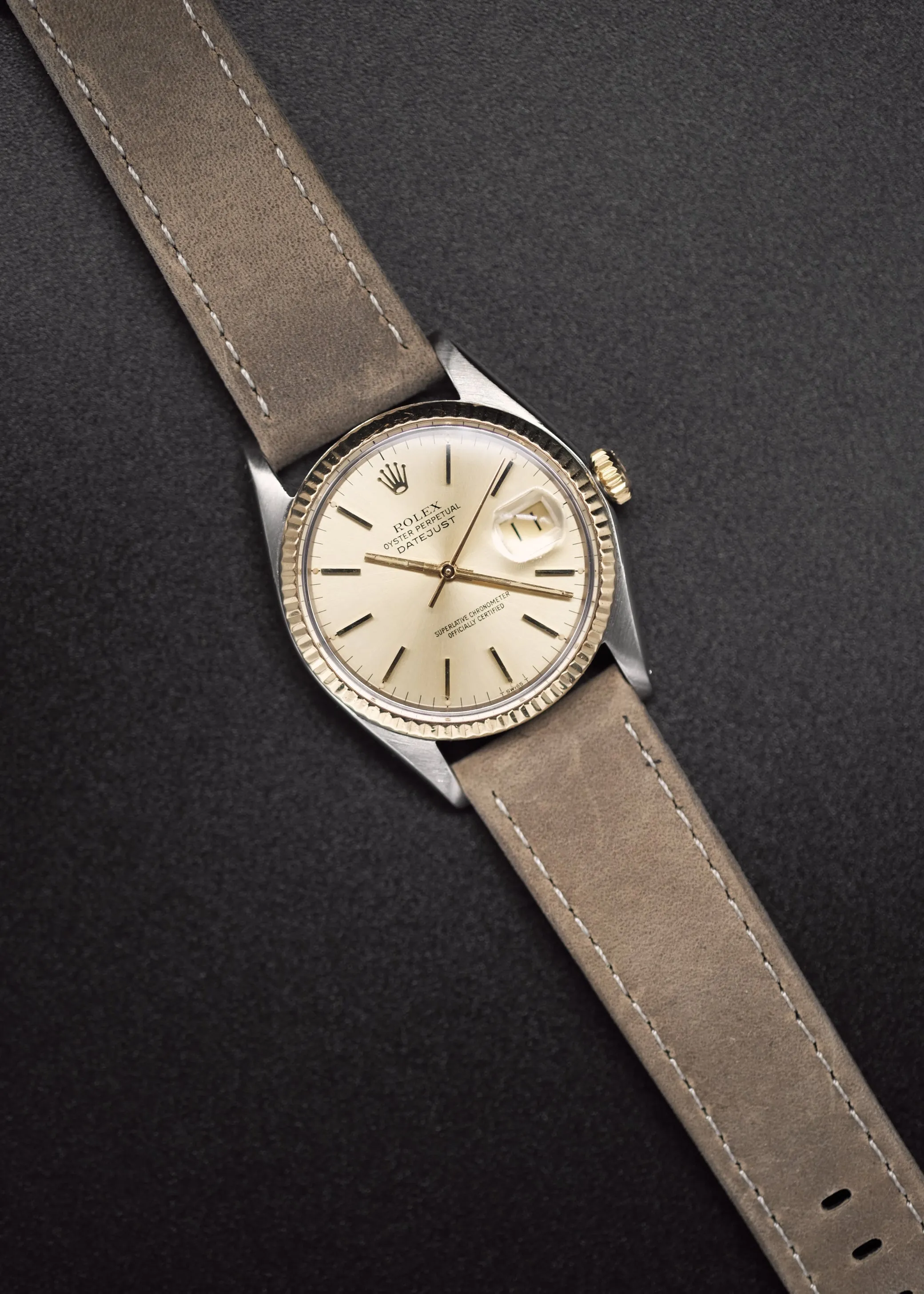 Rolex Datejust 16013 Leather Strap - 1978