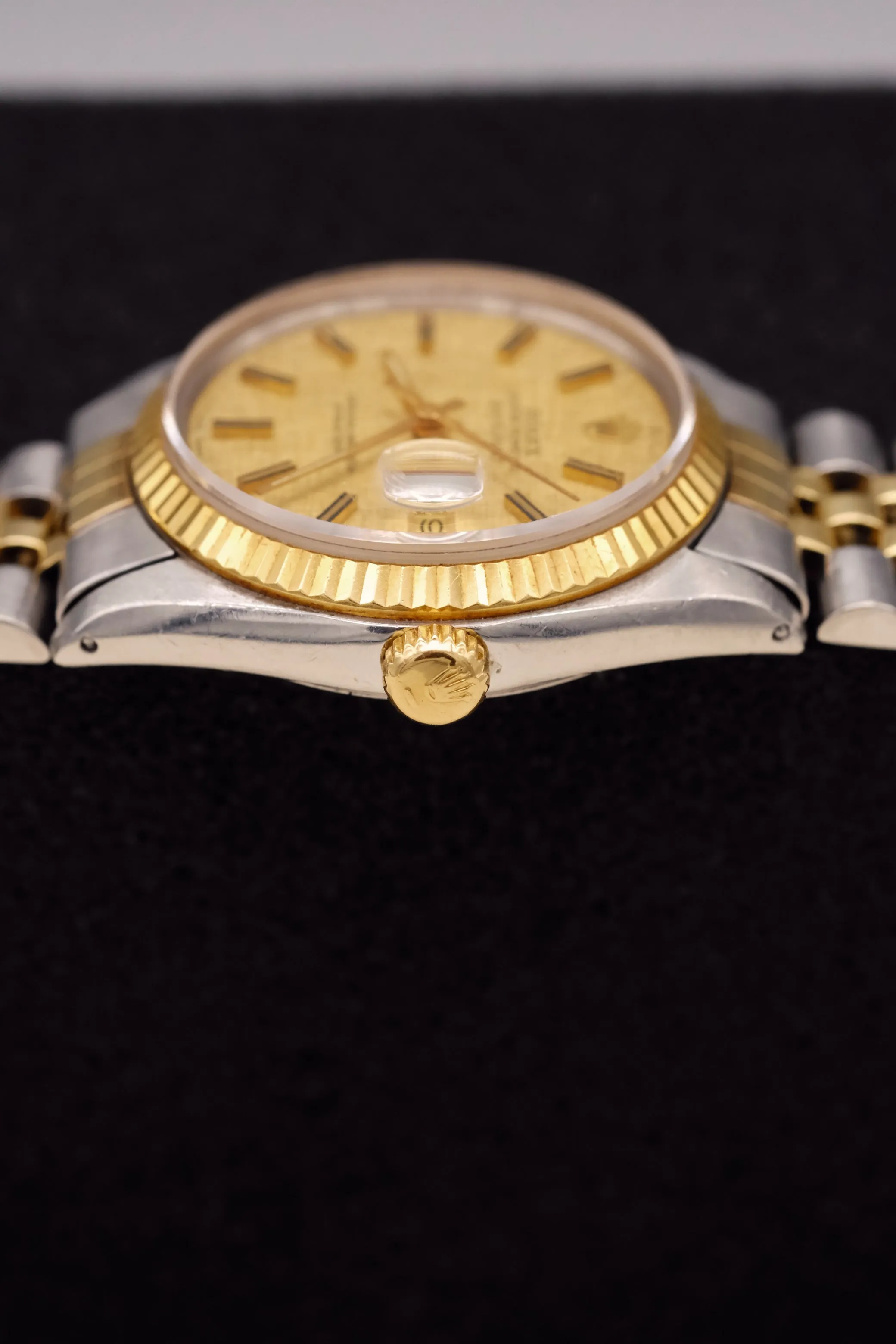 Rolex Datejust 16013 Linen Dial Unpolished - 1987
