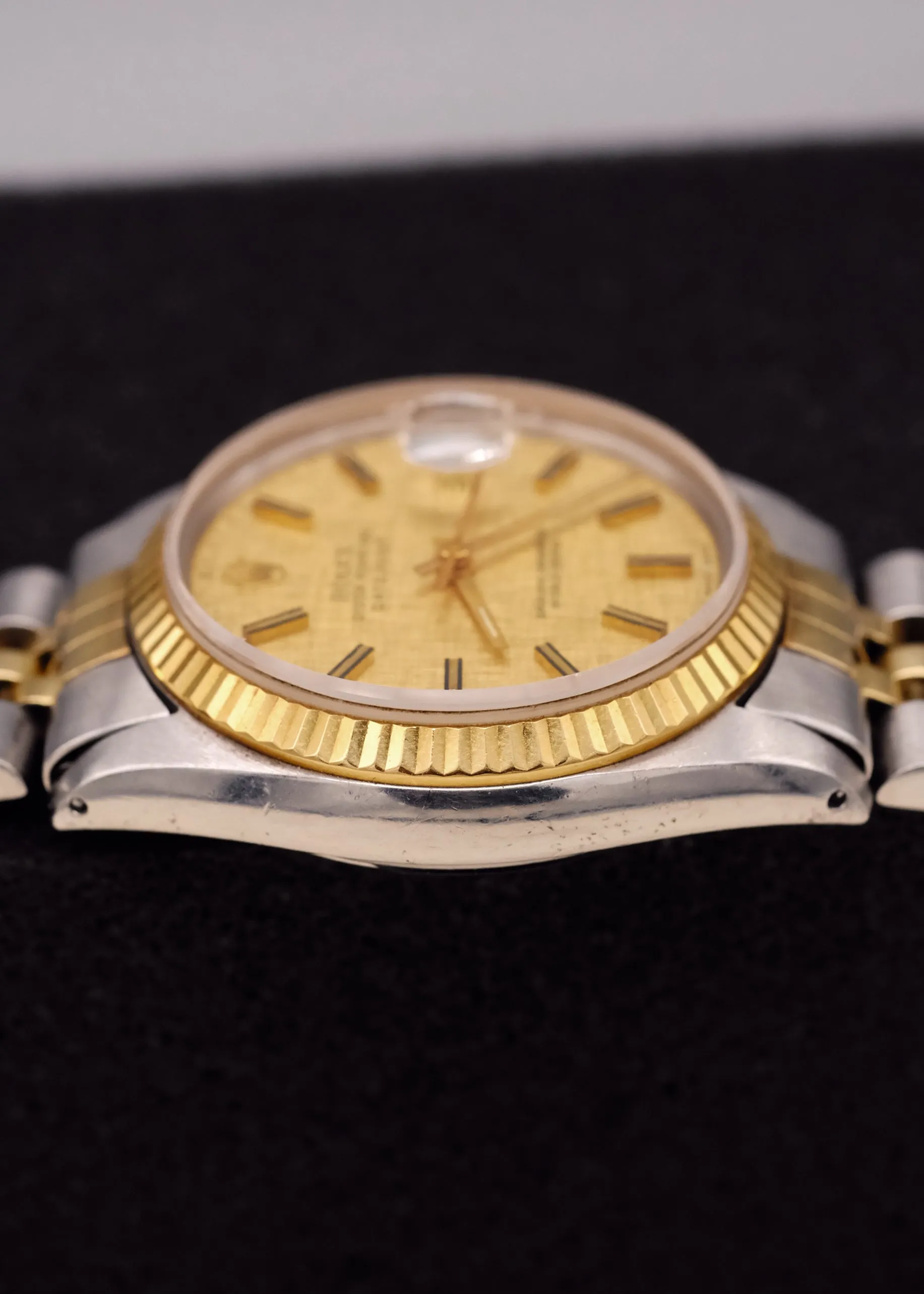 Rolex Datejust 16013 Linen Dial Unpolished - 1987