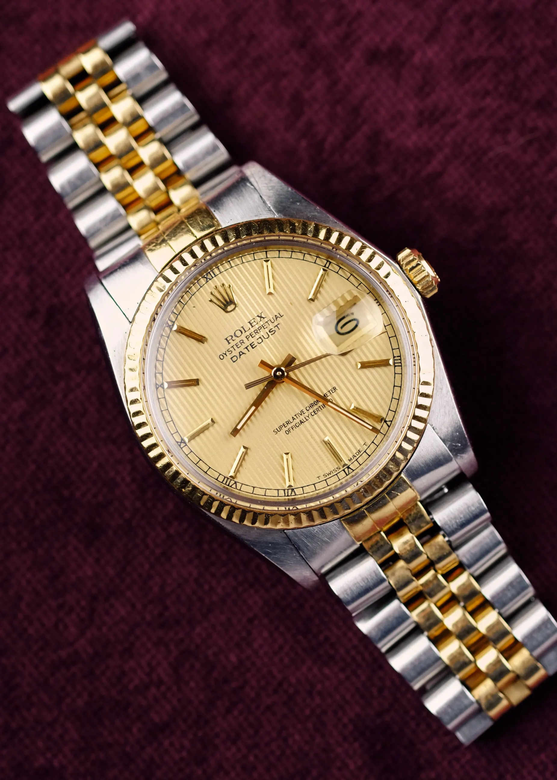 Rolex Datejust 16013 Tapestry Dial - 1984