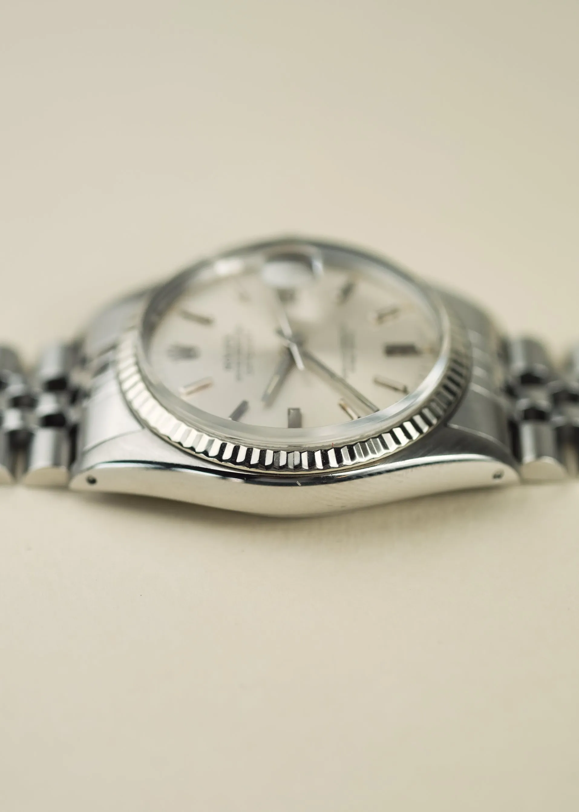 Rolex Datejust 16014 Doorstop Silver Dial w/Papers - 1978