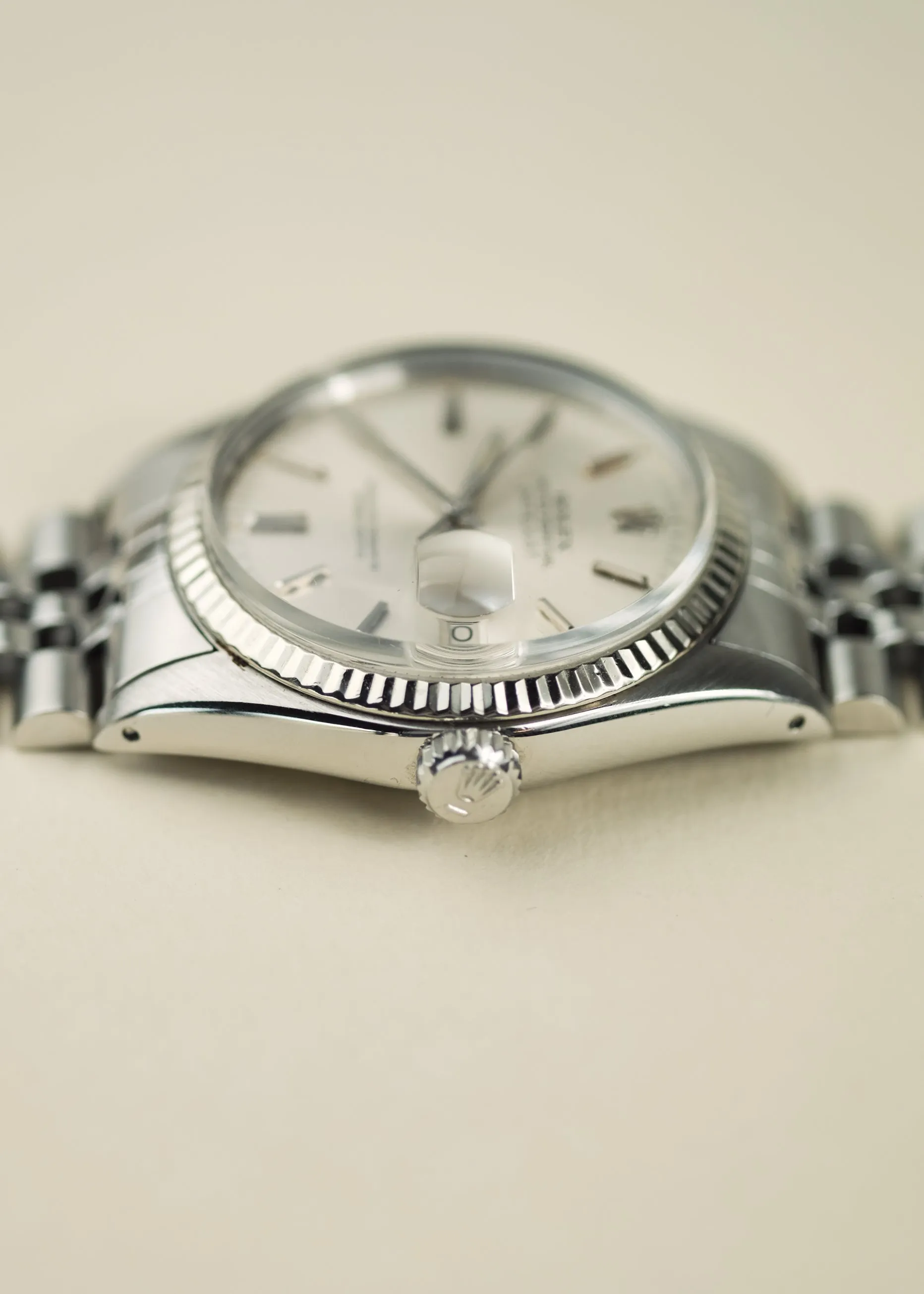 Rolex Datejust 16014 Doorstop Silver Dial w/Papers - 1978