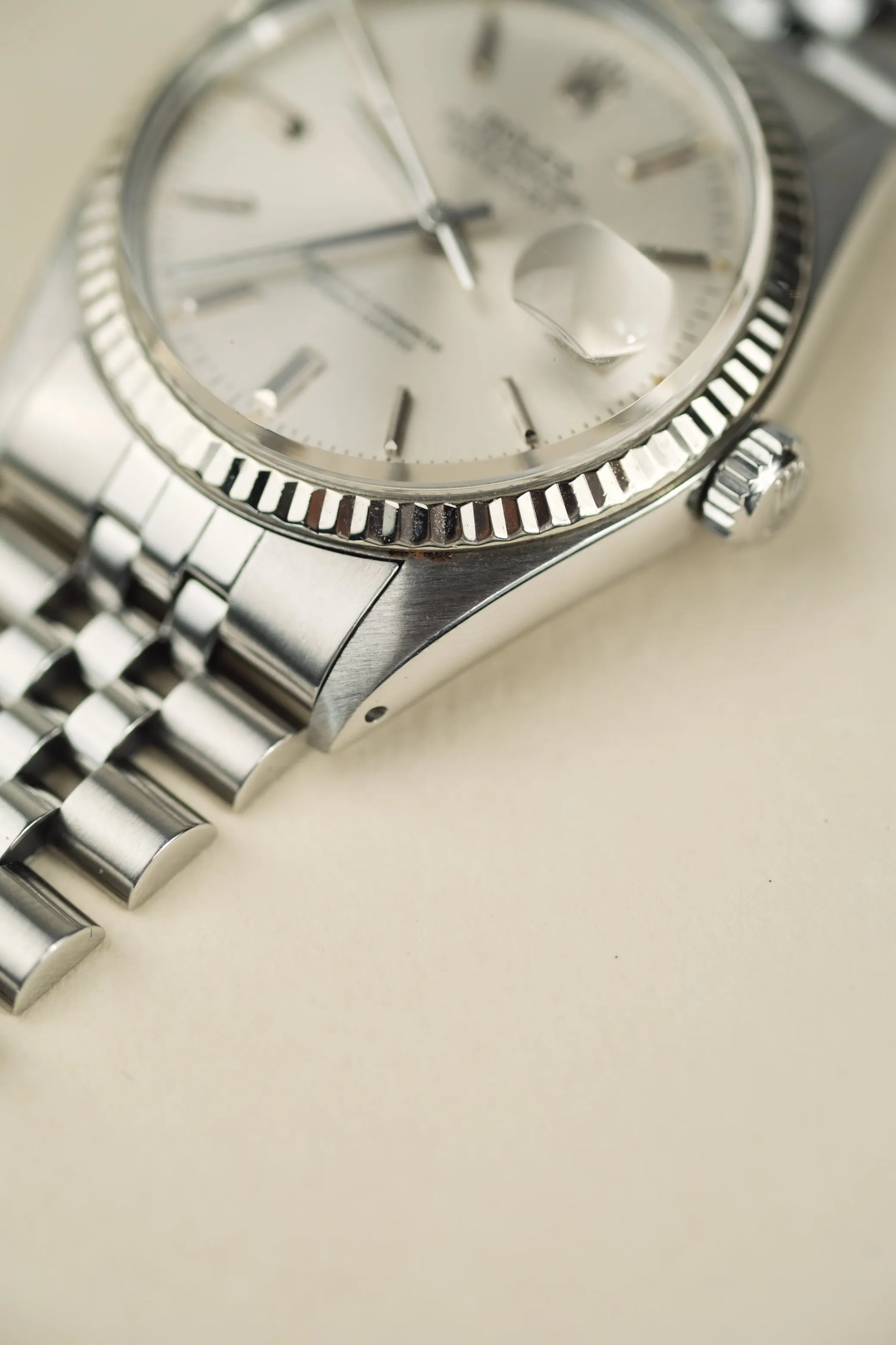 Rolex Datejust 16014 Doorstop Silver Dial w/Papers - 1978