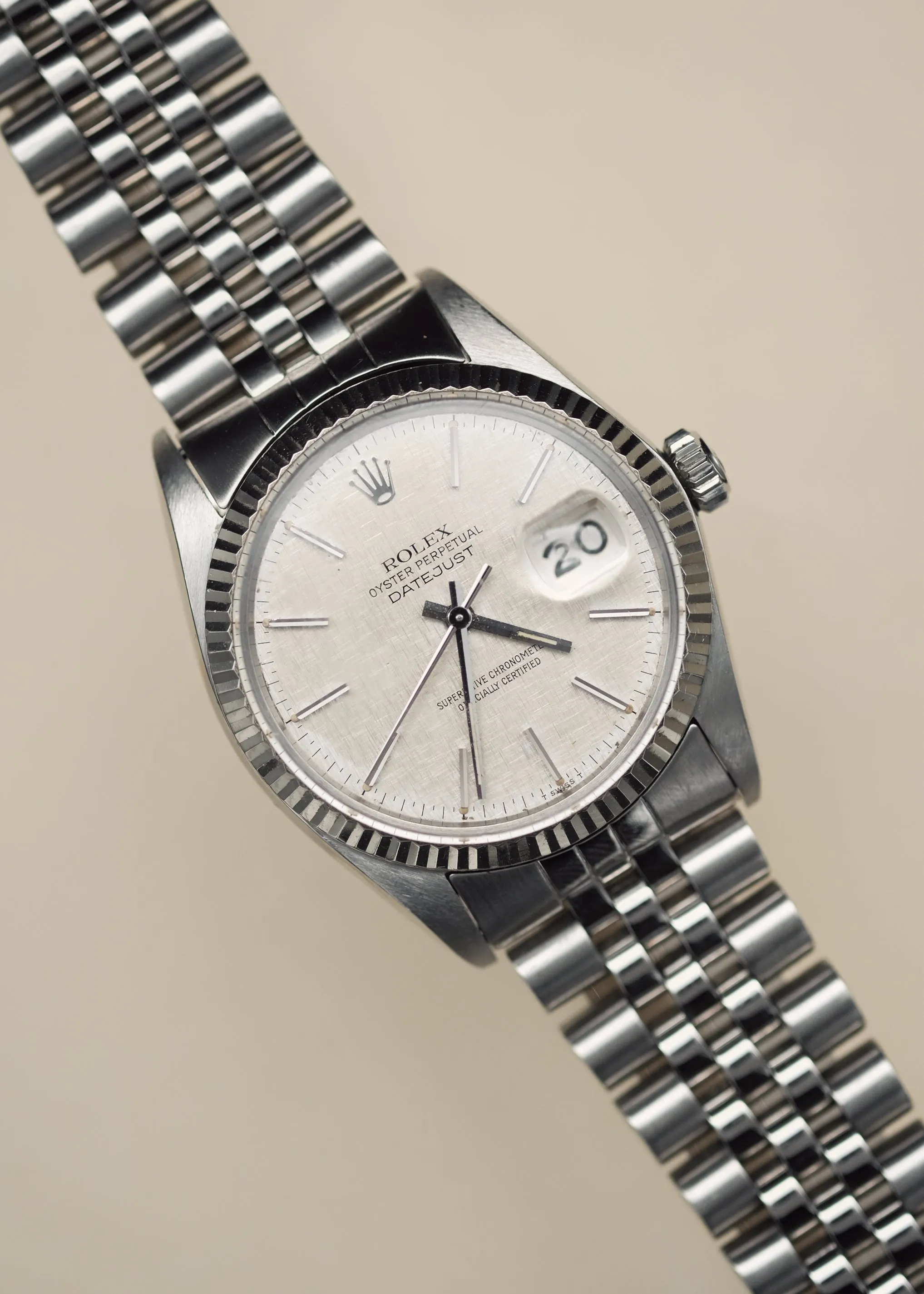Rolex Datejust 16014 Linen Dial - 1981