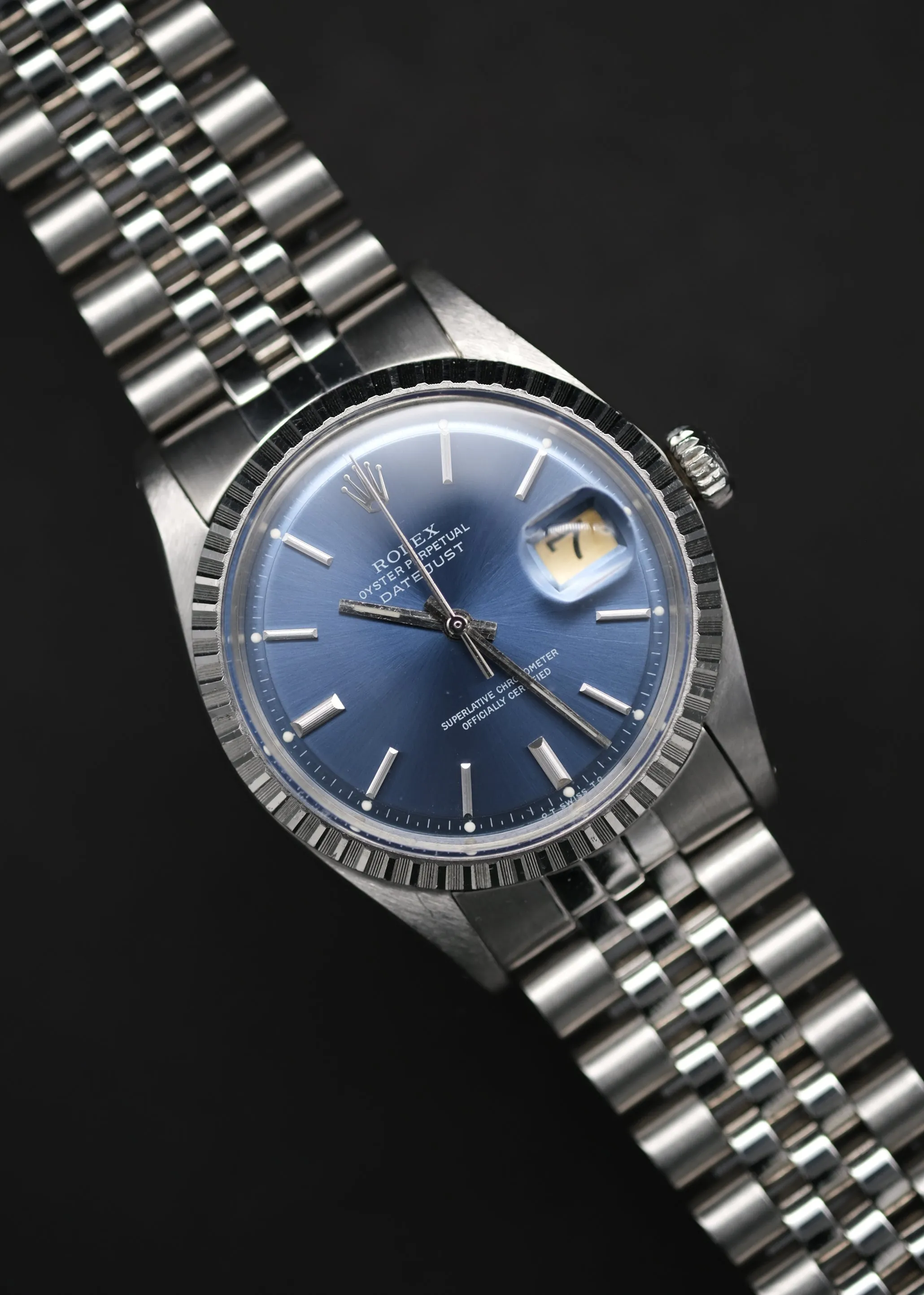 Rolex Datejust 1603 Blue Sigma Dial - 1974