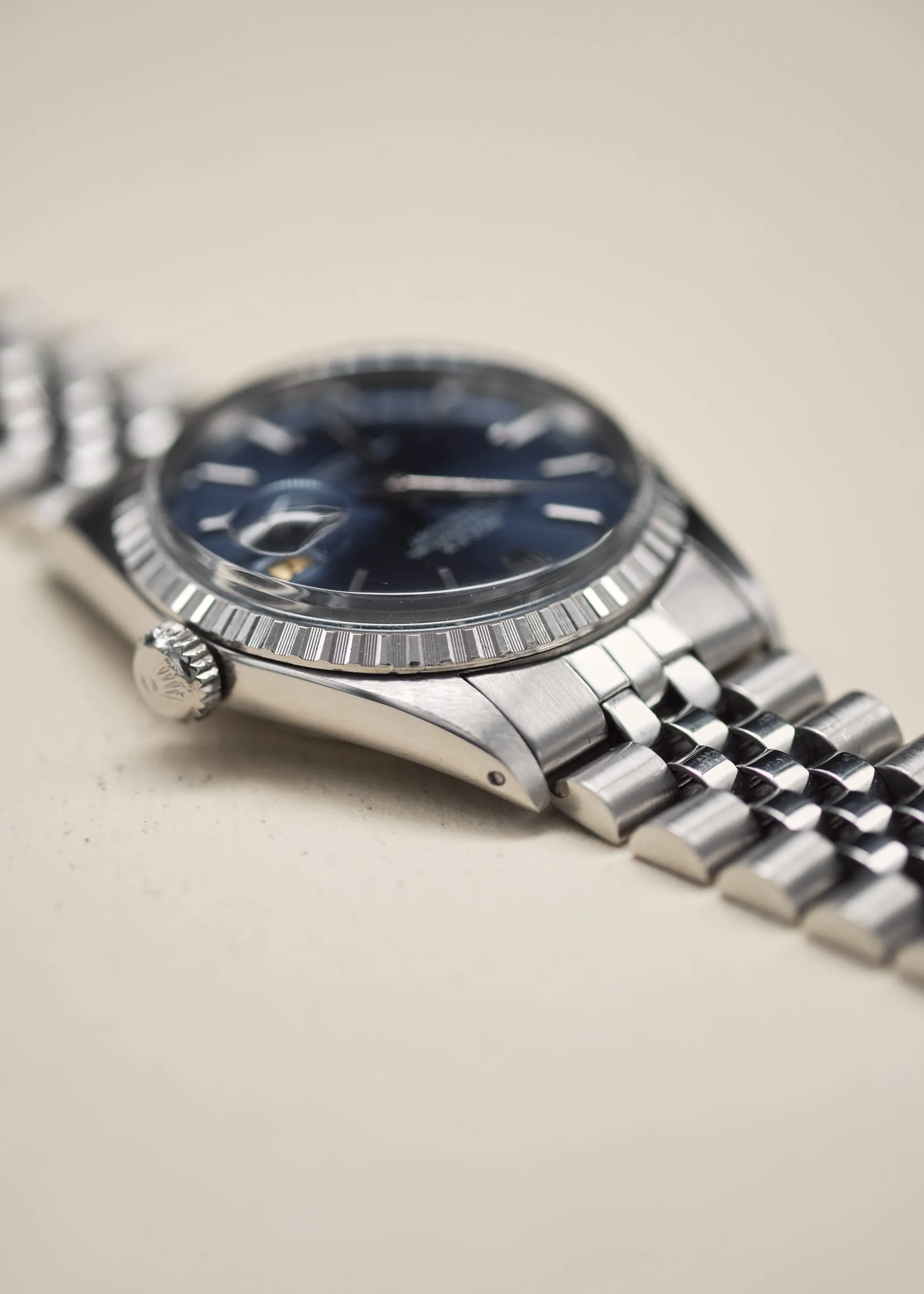 Rolex Datejust 1603 Blue Sigma Dial - 1974
