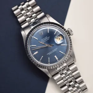 Rolex Datejust 1603 Blue Sigma Dial - 1974
