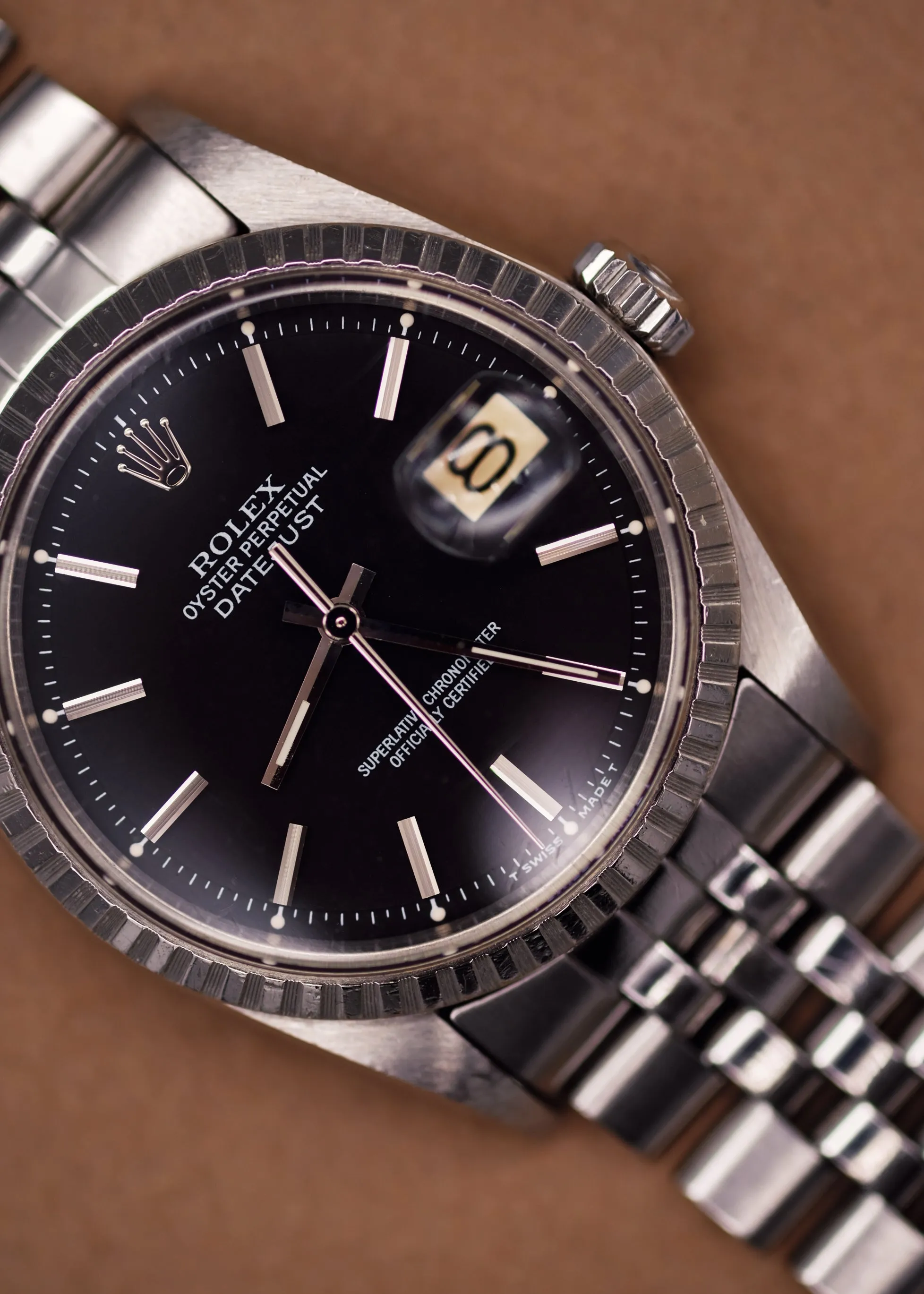Rolex Datejust 1603 Matte Black Dial - 1962