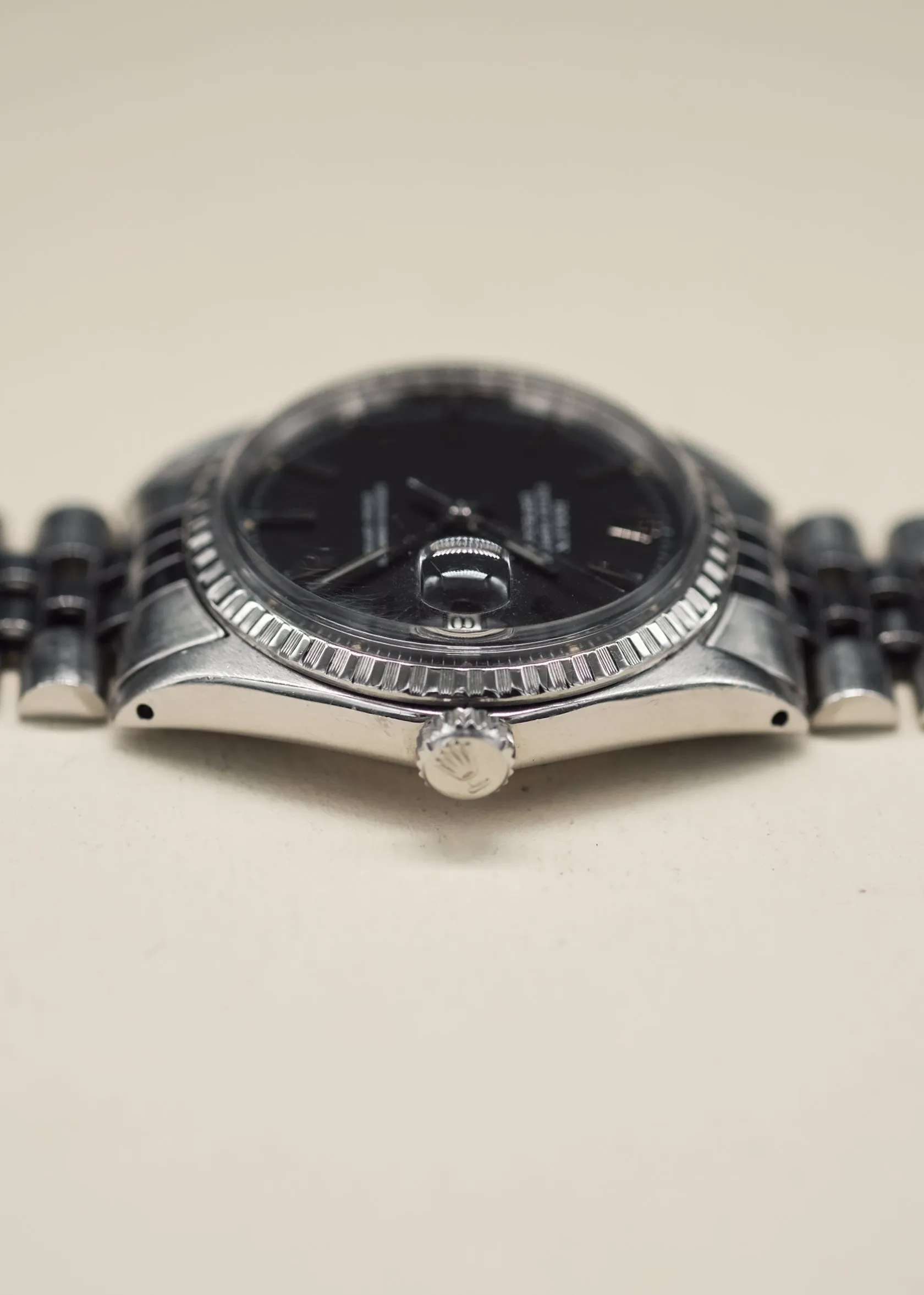 Rolex Datejust 1603 Matte Black Dial - 1970