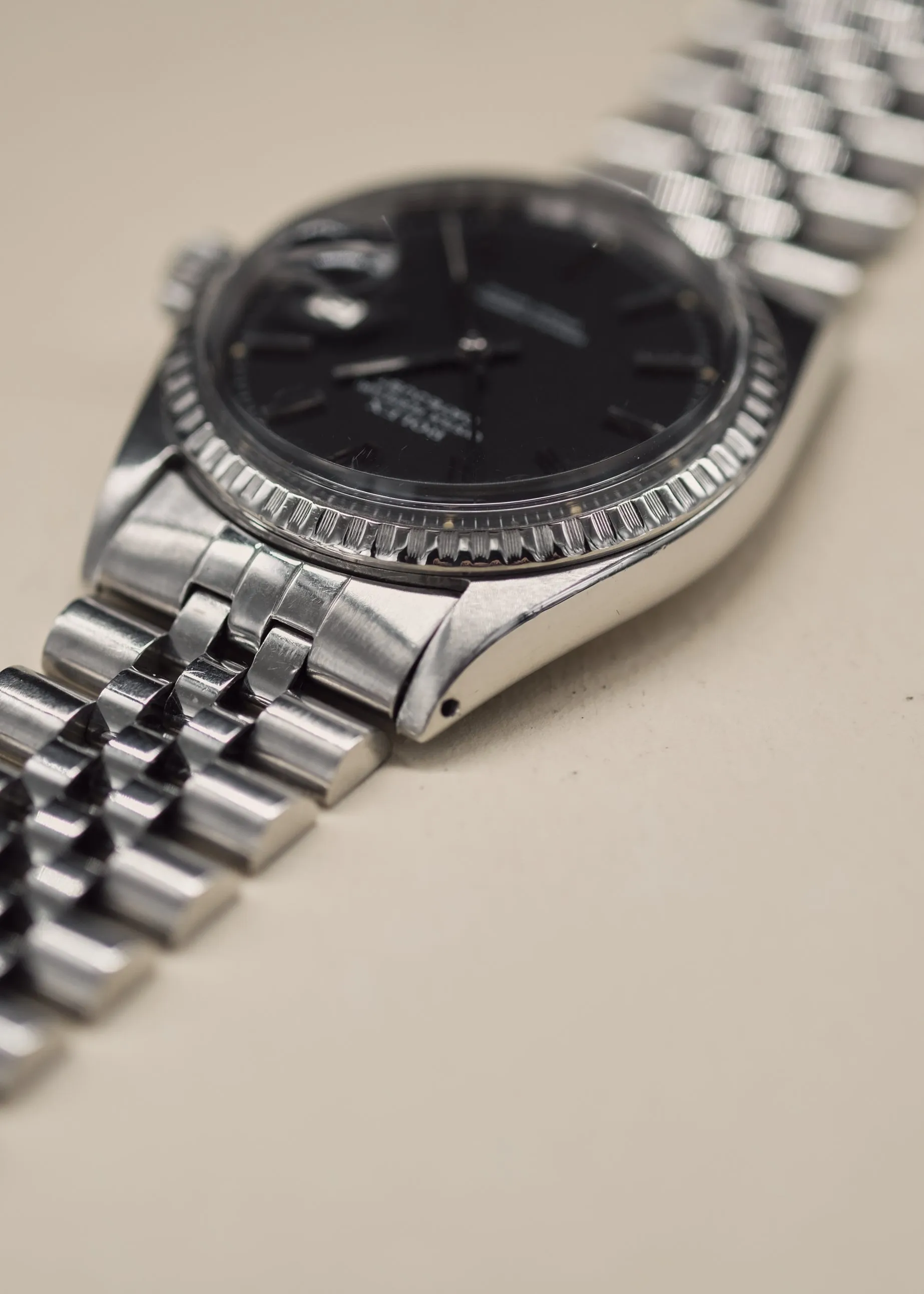 Rolex Datejust 1603 Matte Black Dial - 1970