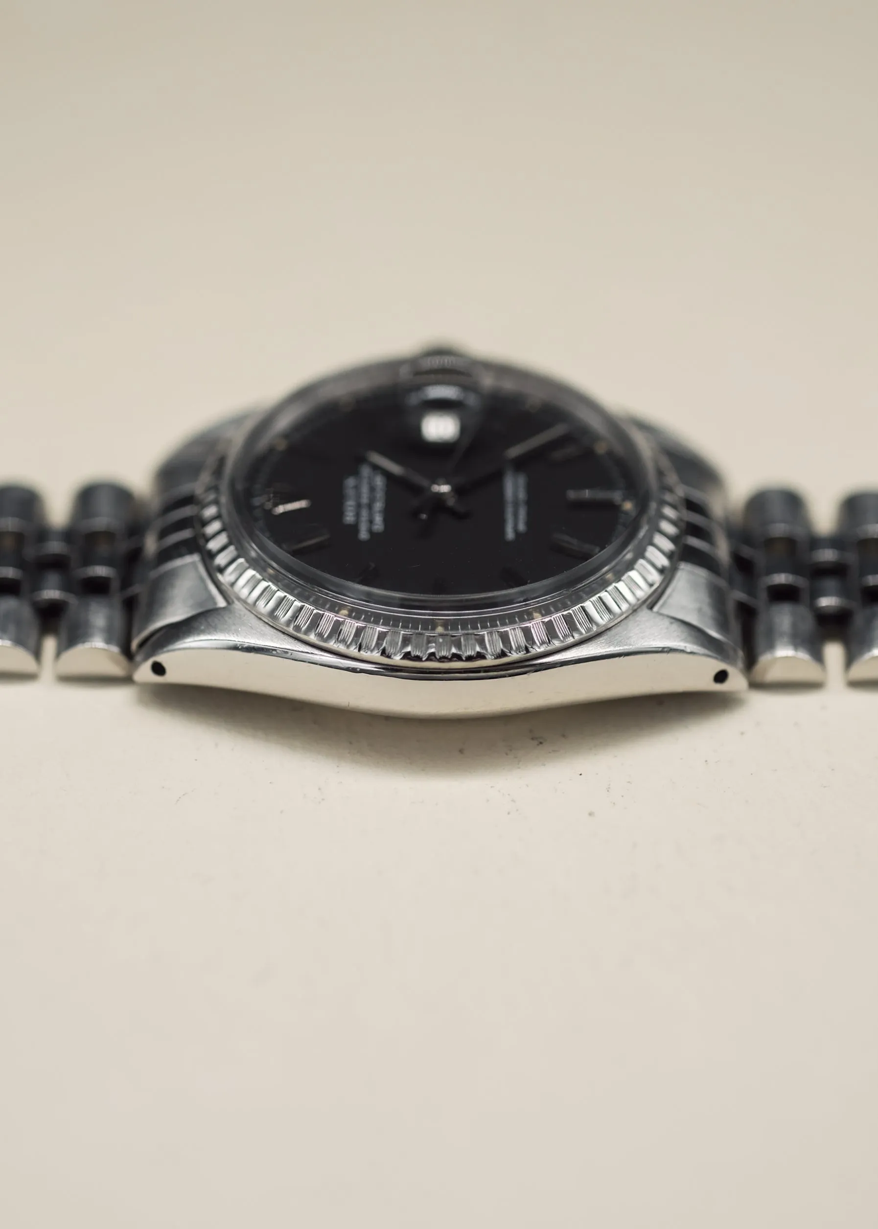 Rolex Datejust 1603 Matte Black Dial - 1970