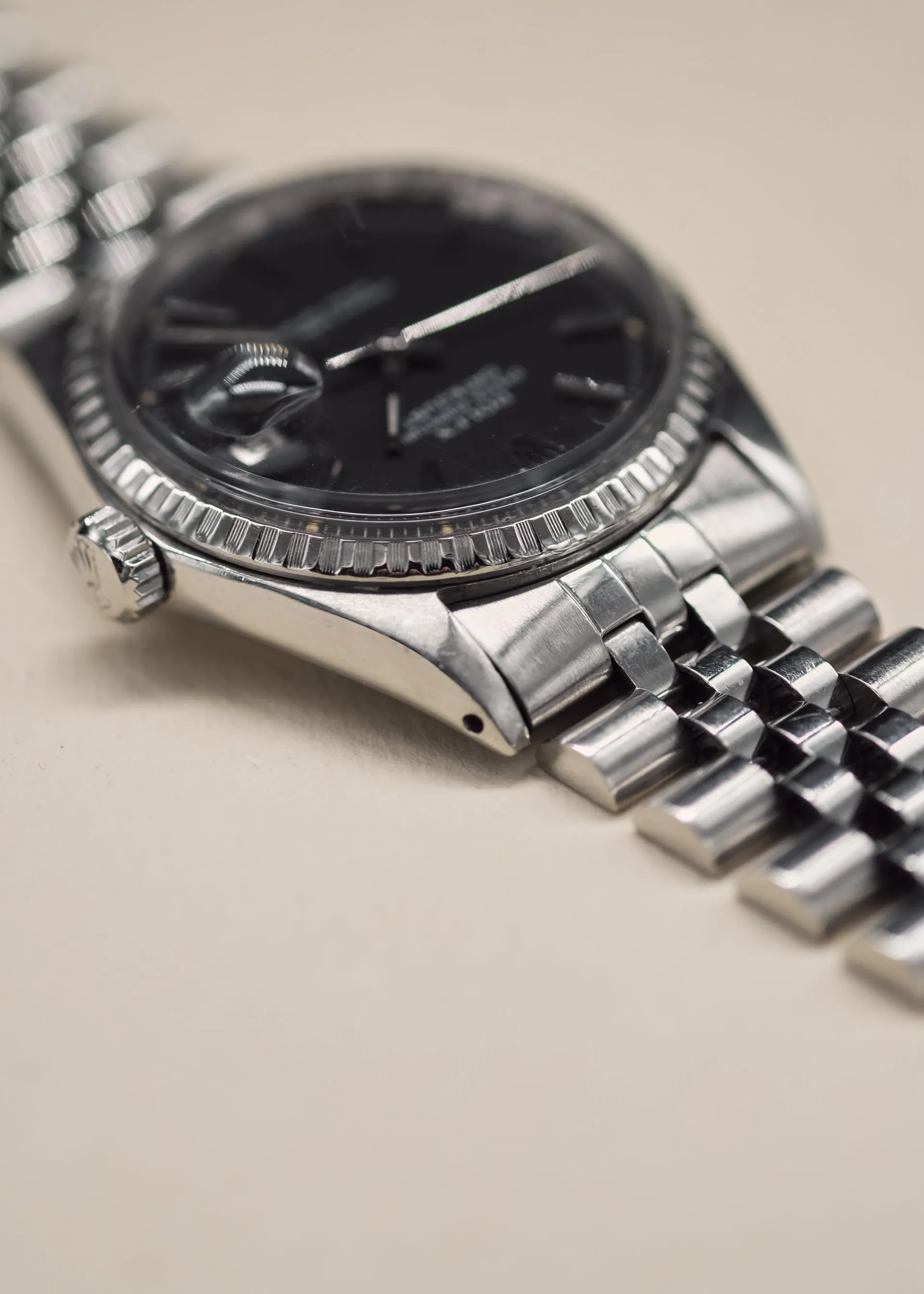 Rolex Datejust 1603 Matte Black Dial - 1970
