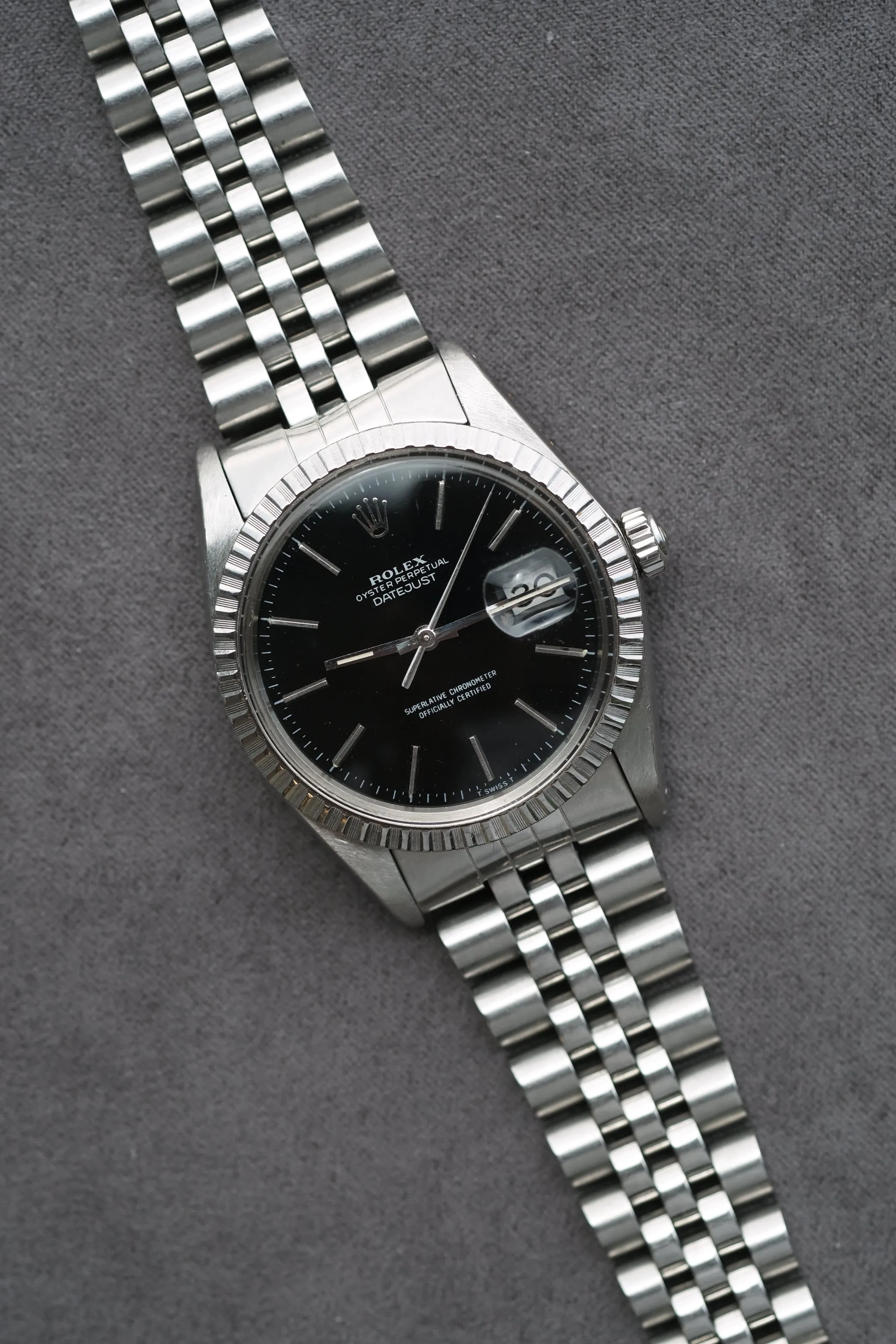Rolex Datejust 16030 Black Dial - 1984