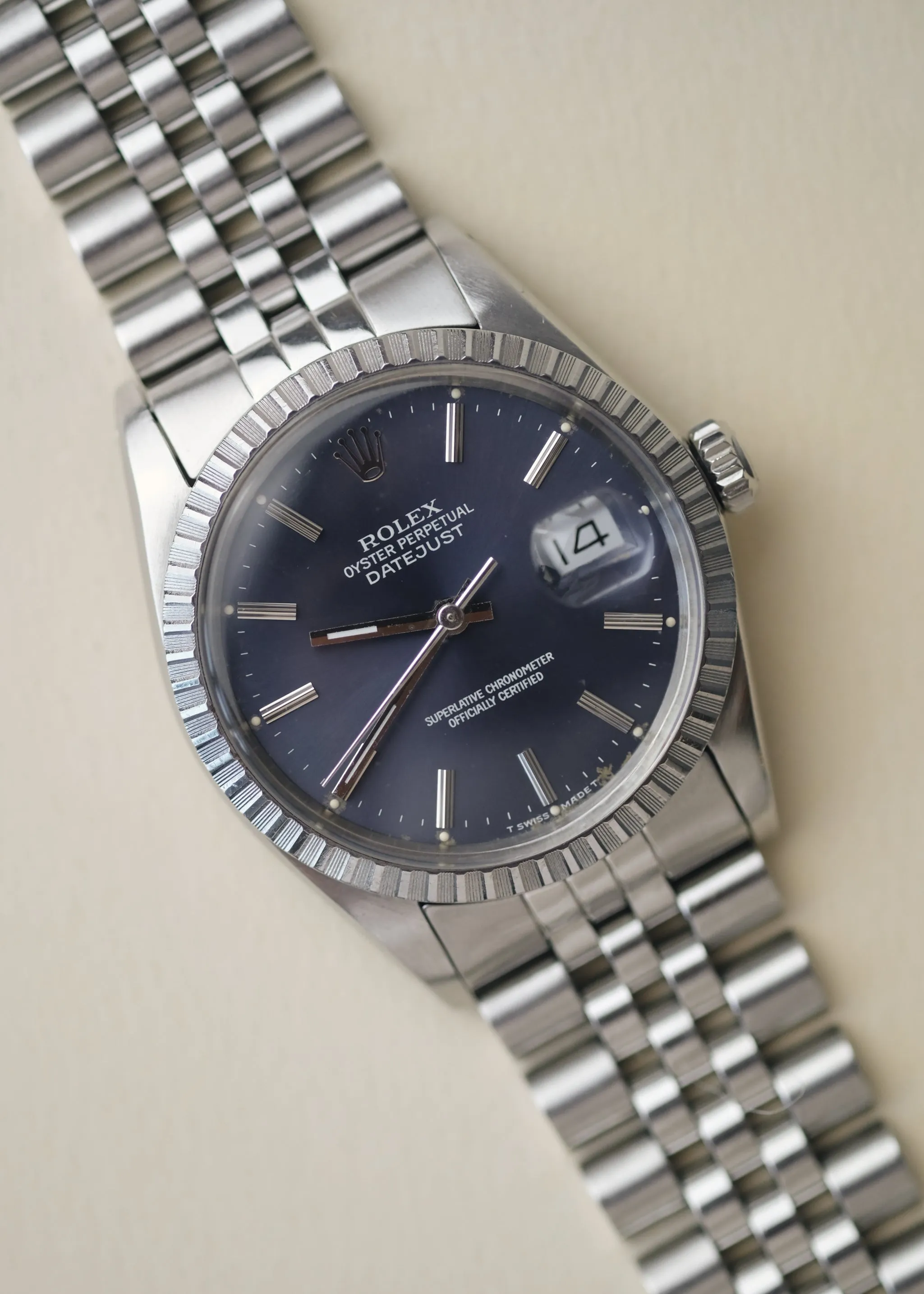 Rolex Datejust 16030 Blue Dial - 1987